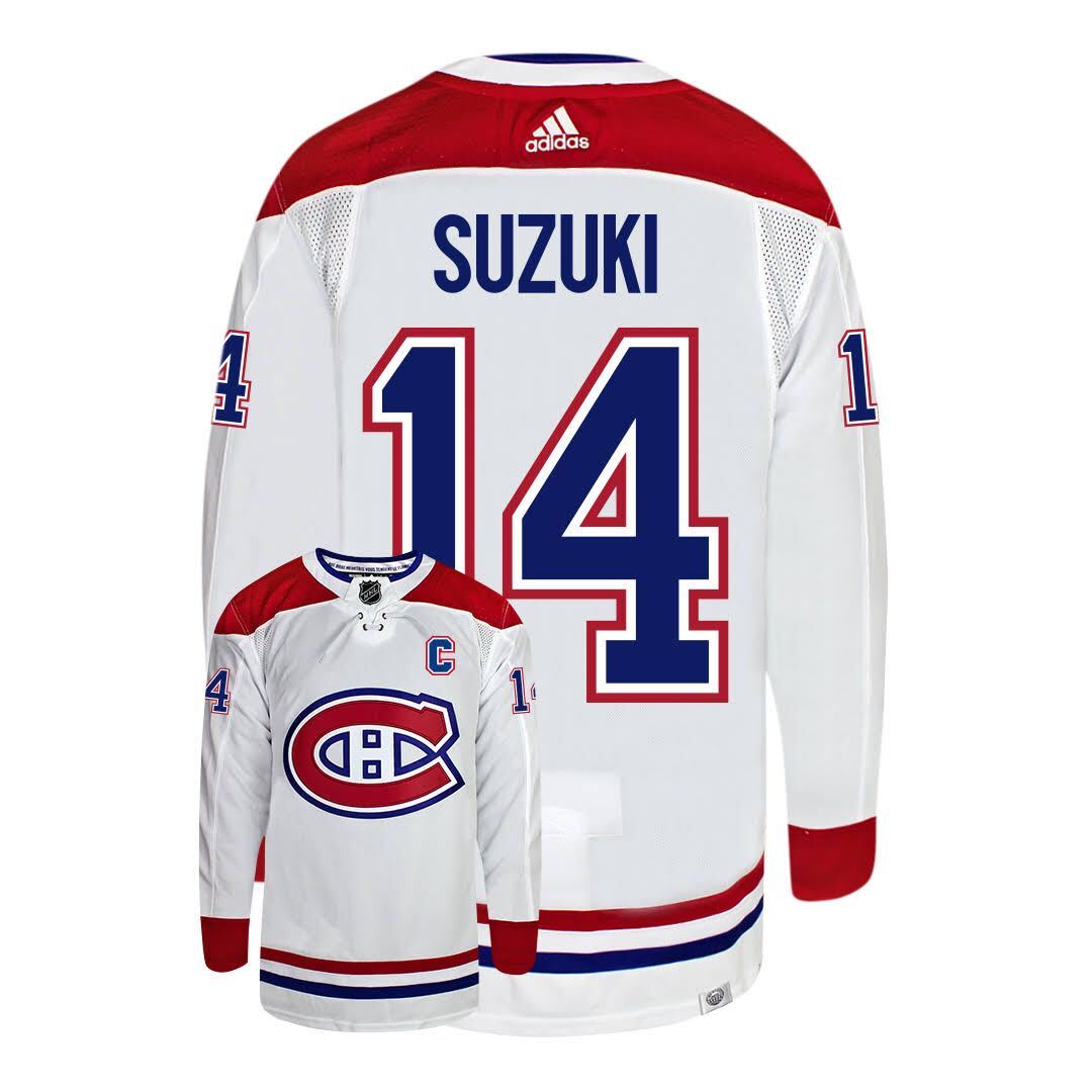 Hockey Nick Suzuki Montreal Canadiens 14 Jersey