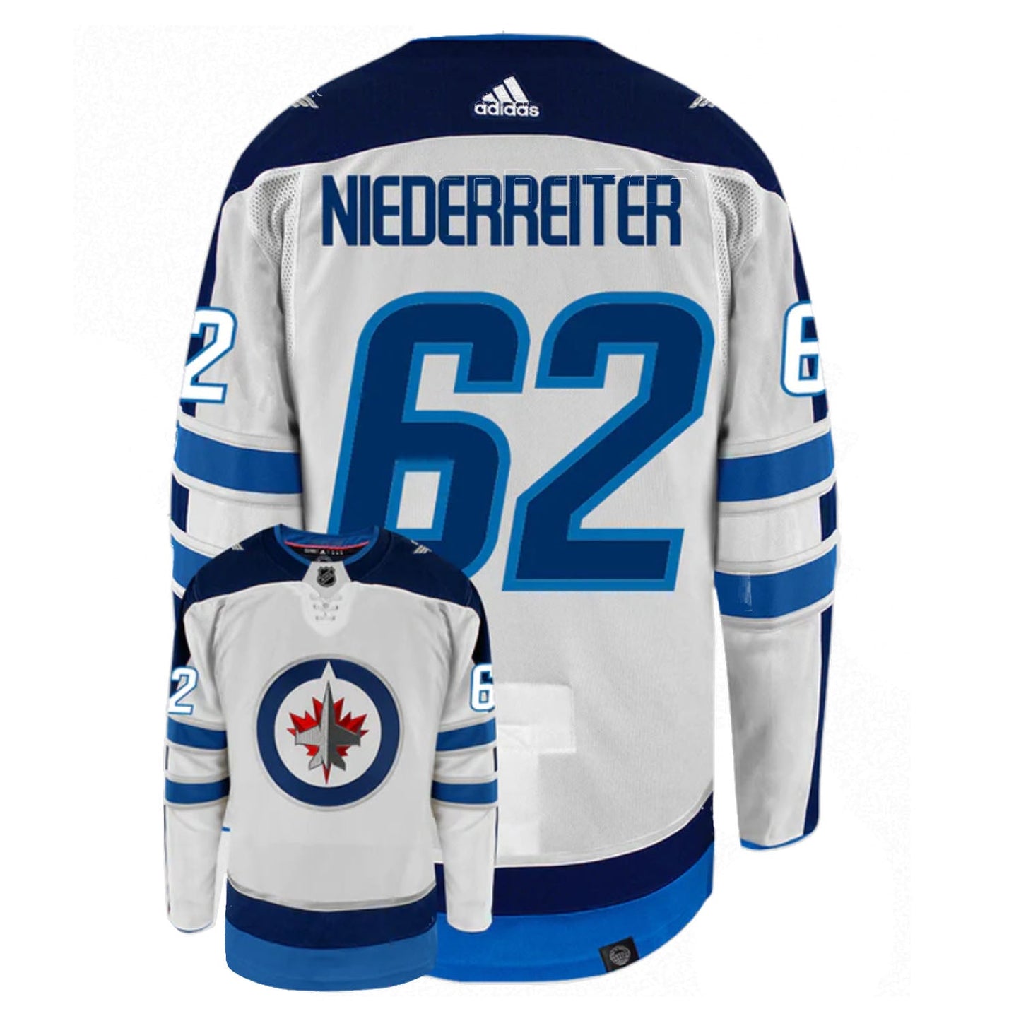 Hockey Nino Niederreiter Winnipeg Jets 62 Jersey