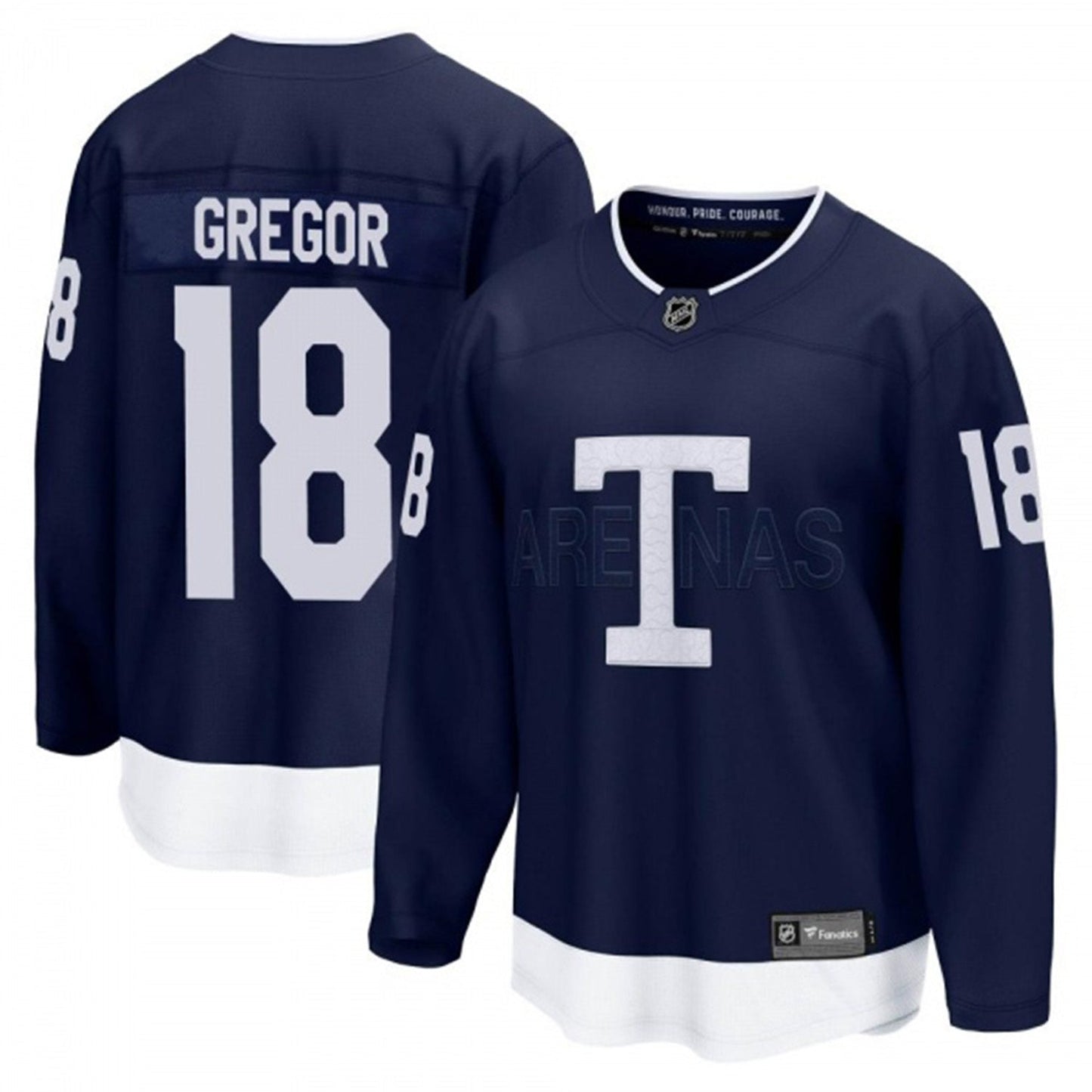 Hockey Noah Gregor Toronto Malple Leafs 18 Jersey