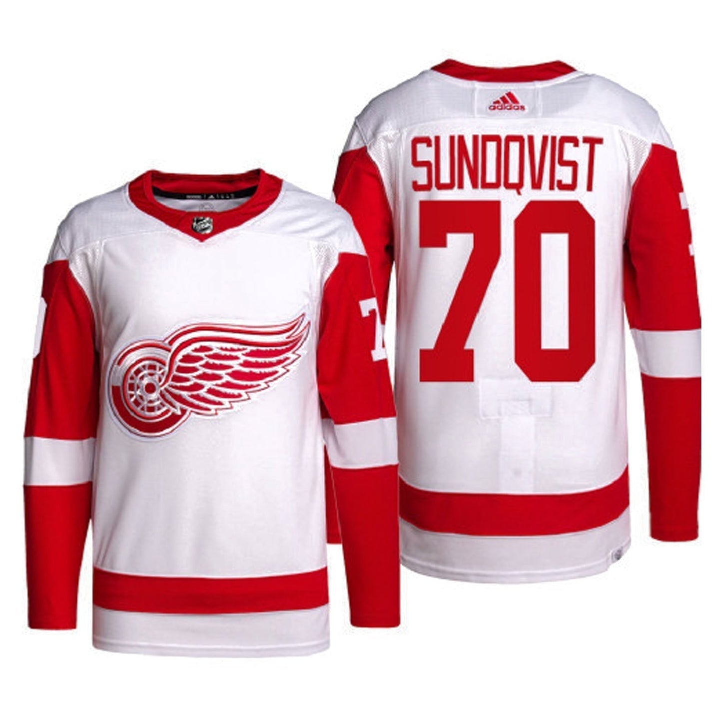Hockey Oskar Sundqvist Detroit Red Wings 70 Jersey