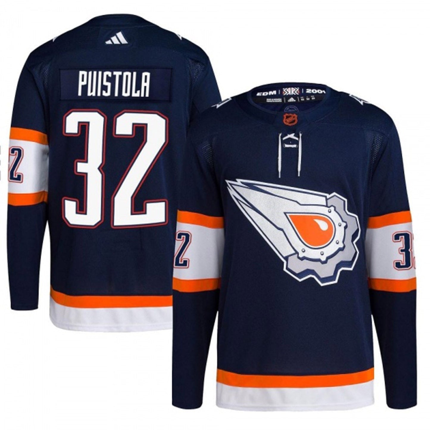 Hockey Patrik Puistola Edmonton Oilers 32 Jersey