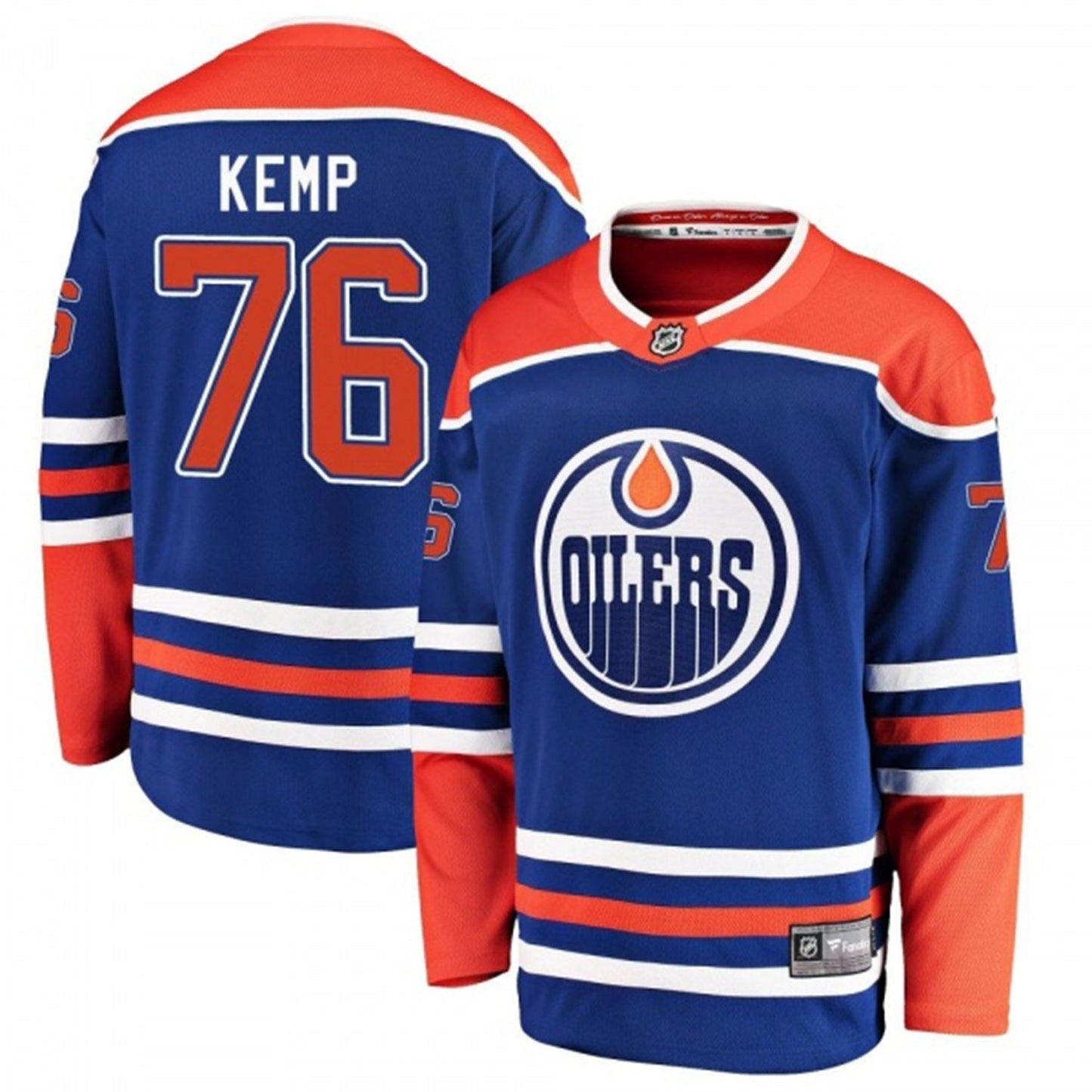 Hockey Philip Kemp Edmonton Oilers 76 Jersey