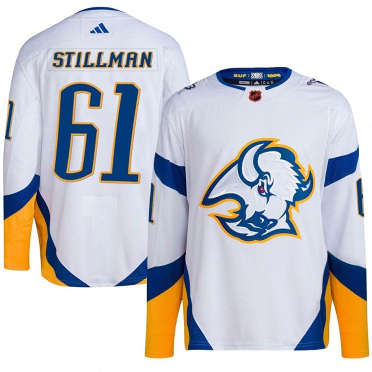 Hockey Riley Stillman Buffalo Sabres 61 Jersey