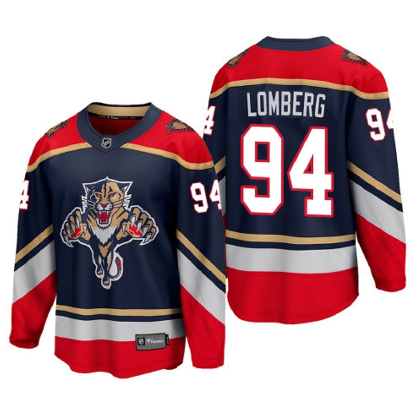 Hockey Ryan Lomberg Florida Panthers 94 Jersey