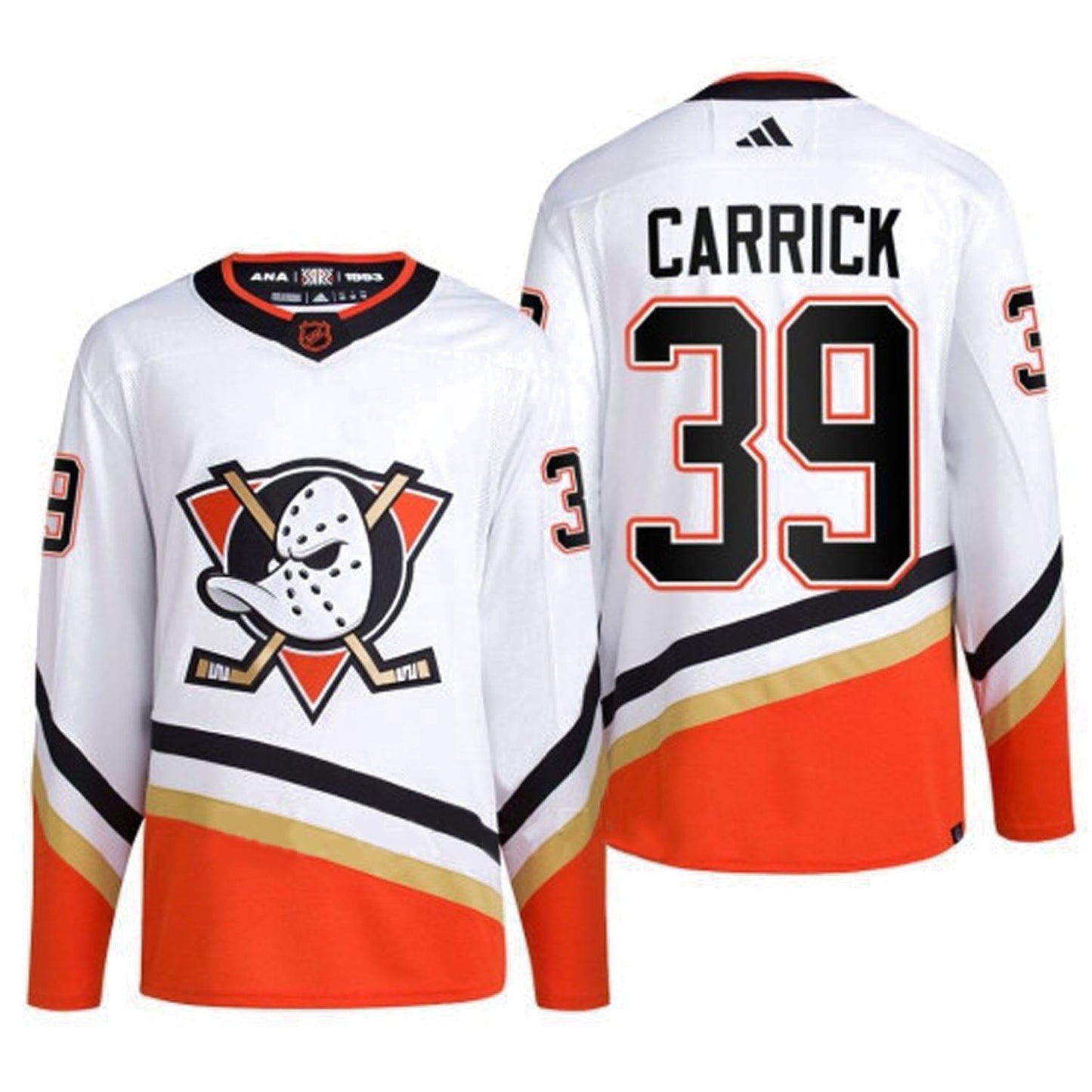 Hockey Sam Carrick Anaheim Ducks 39 Jersey