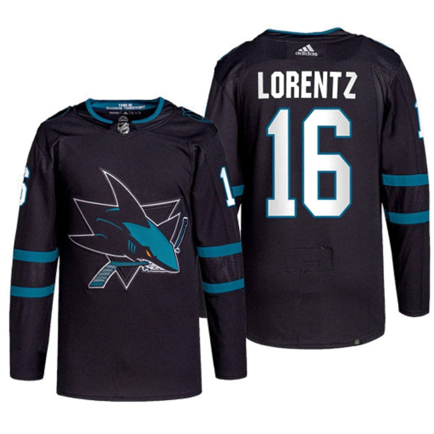 Hockey Steven Lorentz #16 San Jose Sharks 16 Jersey