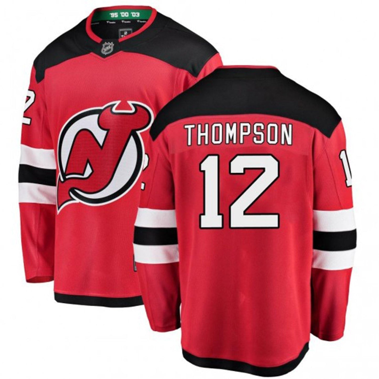 Hockey Tyce Thompson New Jersey Devils 12 Jersey
