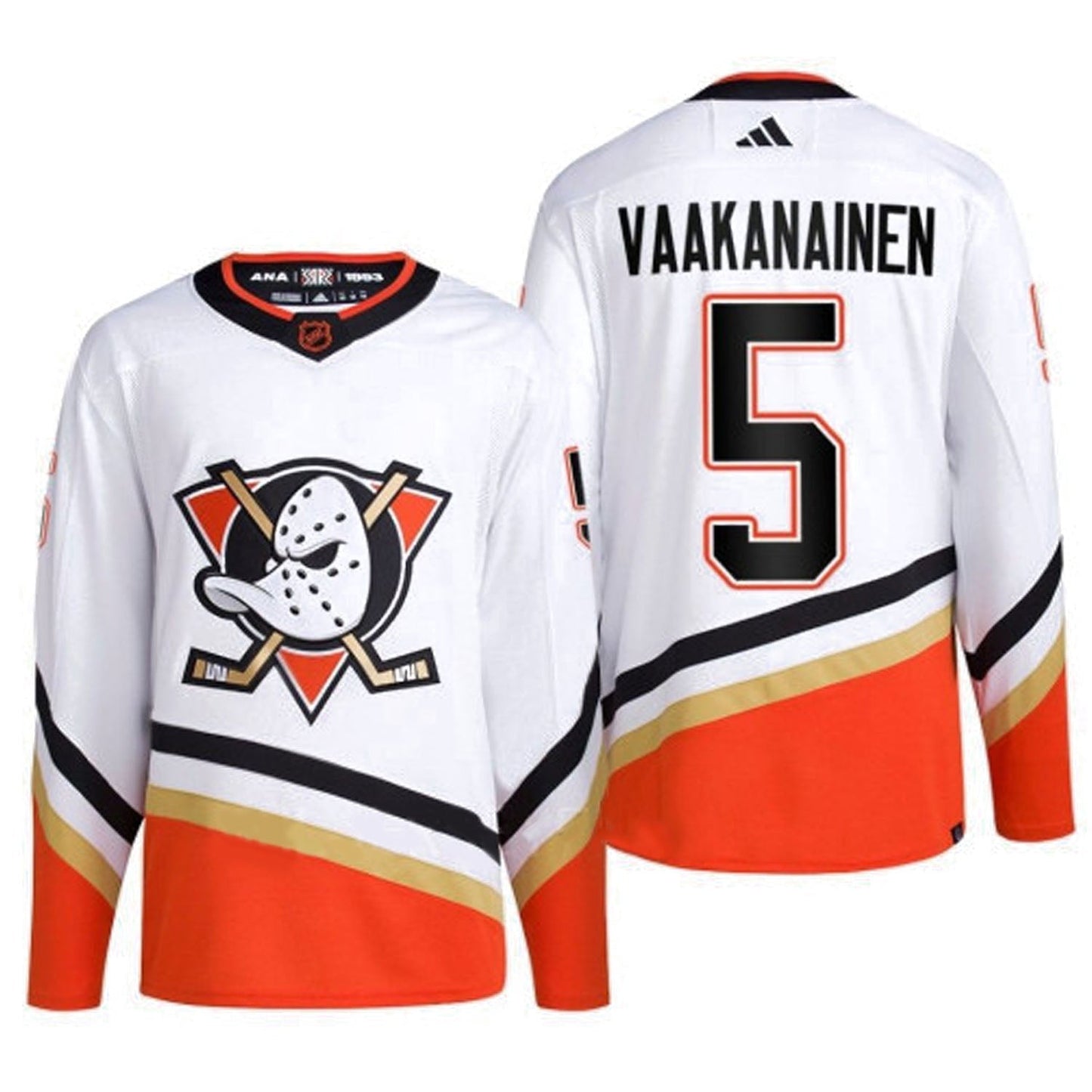 Hockey Urho Vaakanainen Anaheim Ducks 5 Jersey