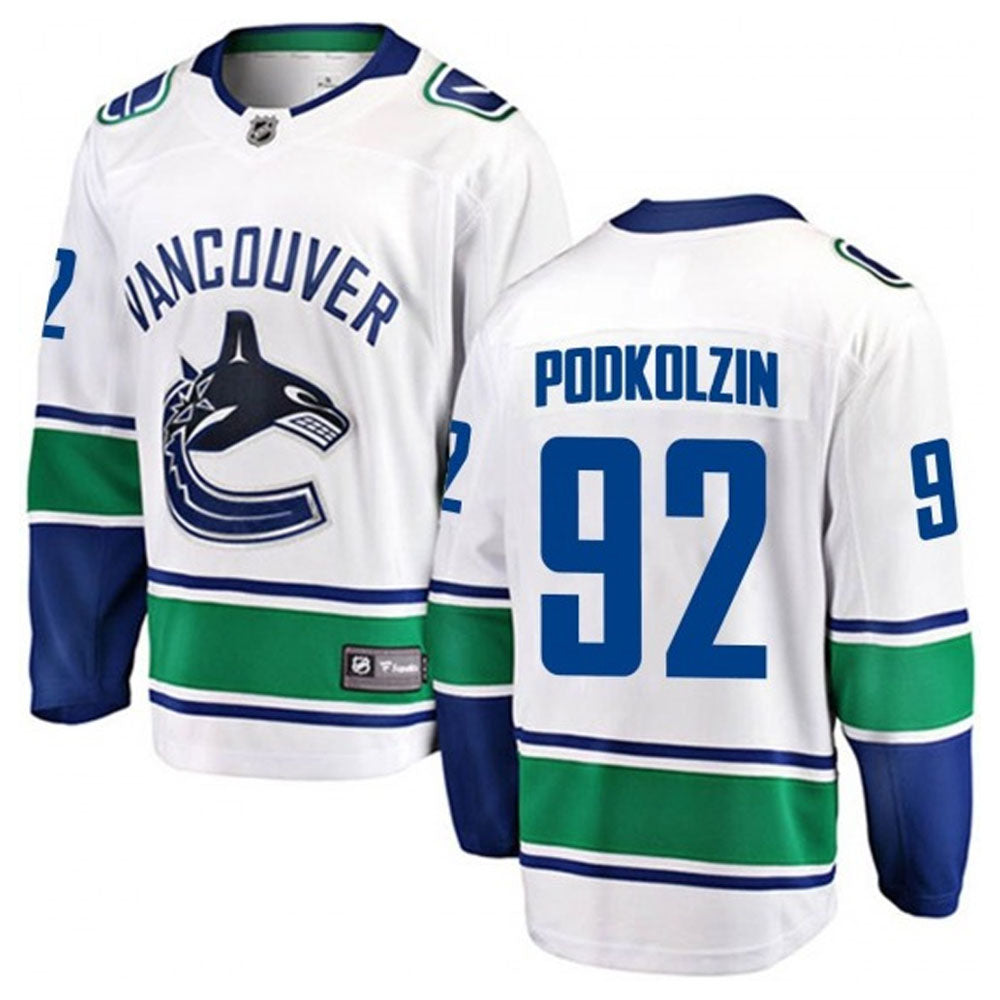 Hockey Vasily Podkolzin Vancouver Canucks 92 Jersey