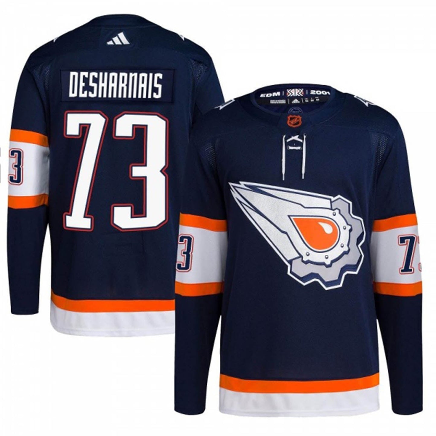 Hockey Vincent Desharnais Edmonton Oilers 73 Jersey