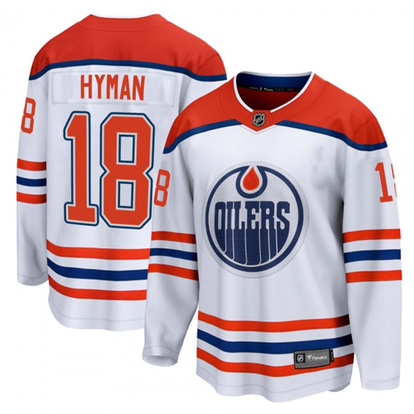 Hockey Zach Hyman Edmonton Oilers 18 Jersey