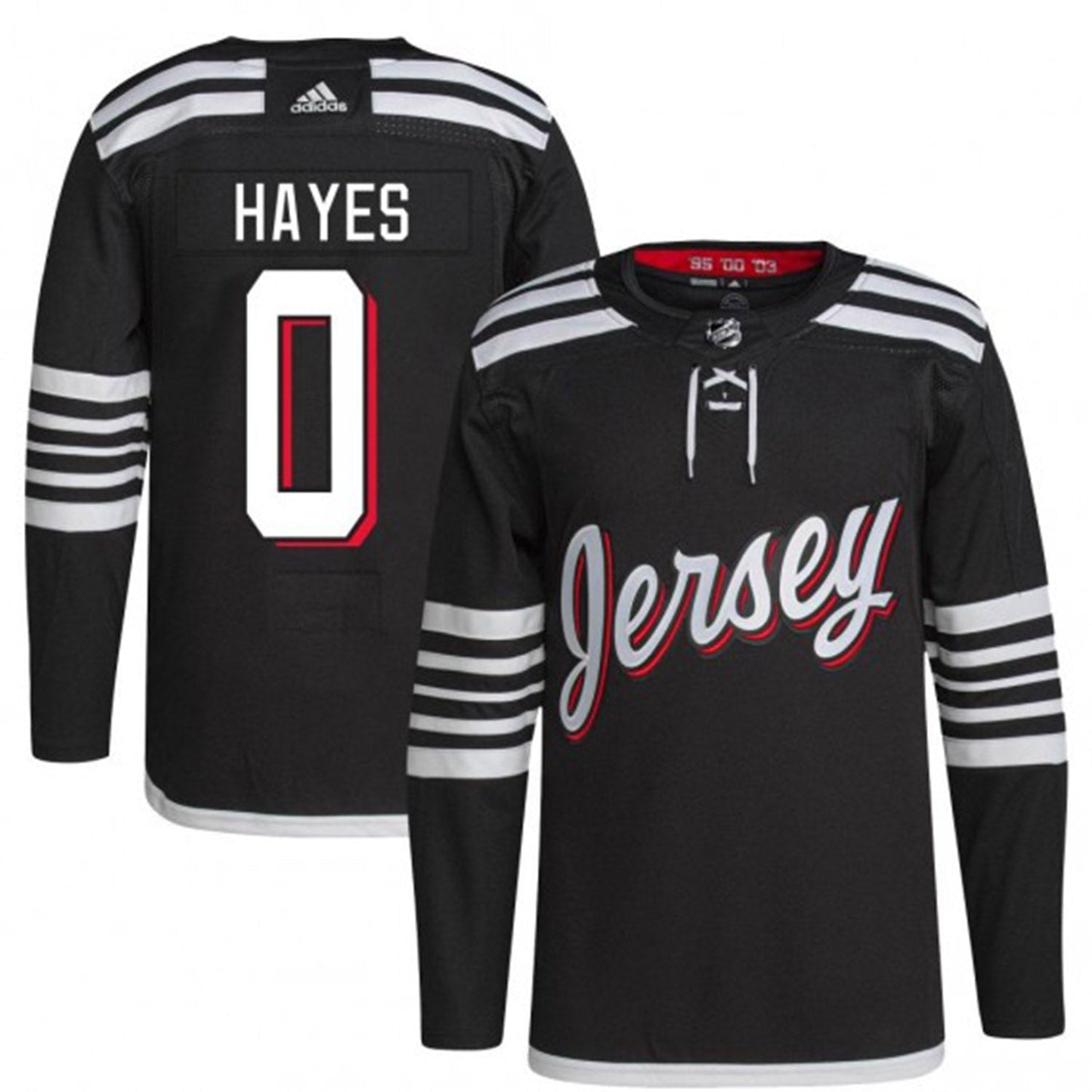 Hockey Zachary Hayes New Jersey Devils 0 Jersey