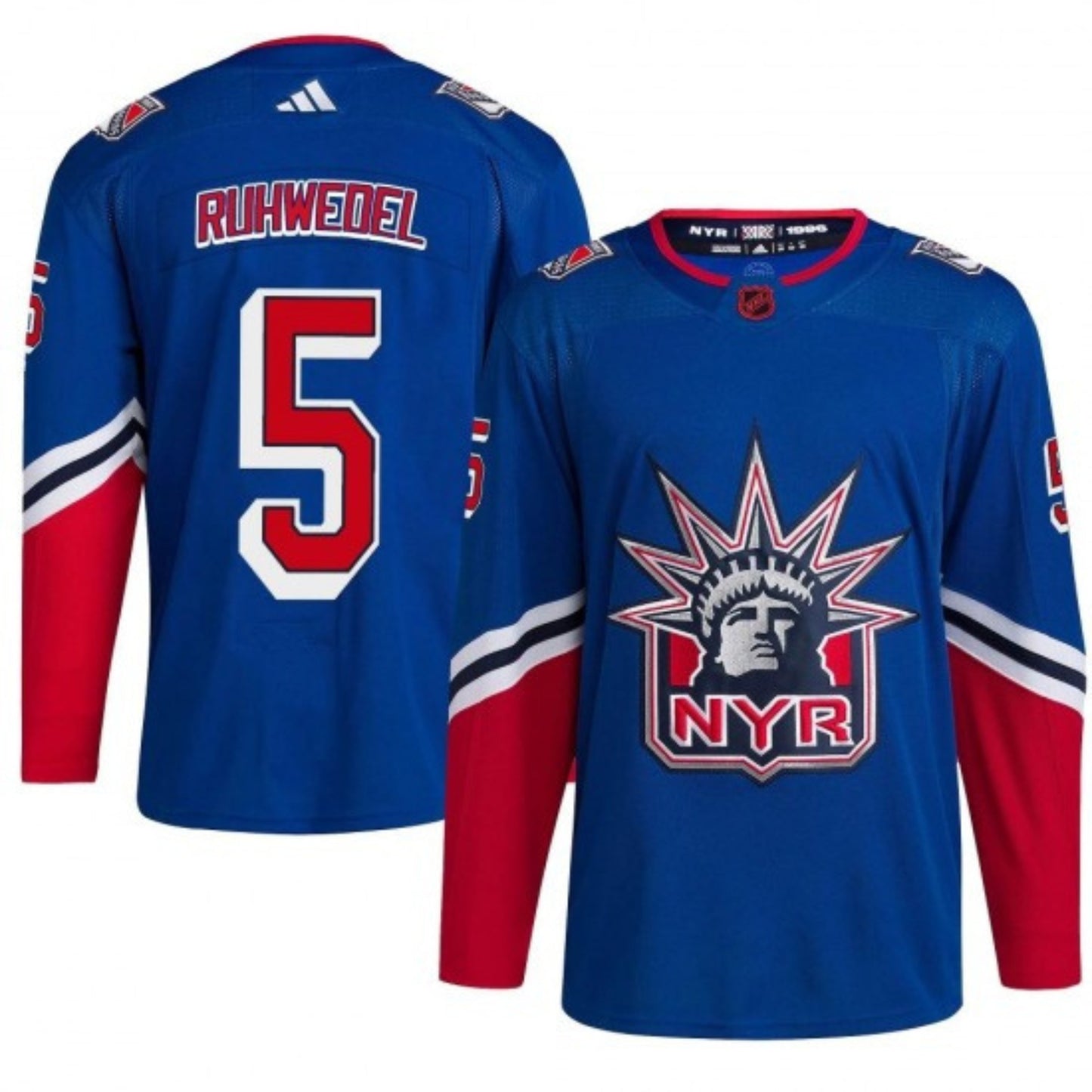 Hockey Chad Ruhwedel New York Rangers 5 Jersey