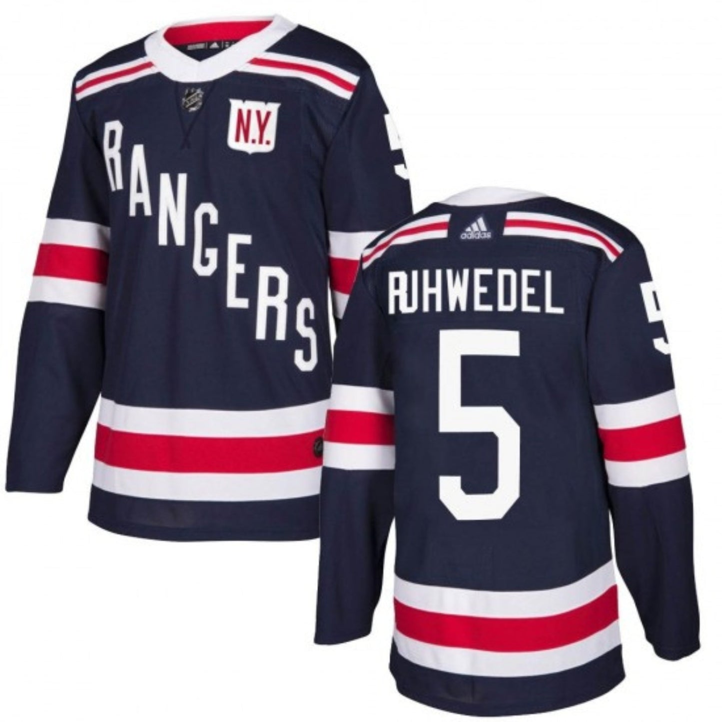 Hockey Chad Ruhwedel New York Rangers 5 Jersey