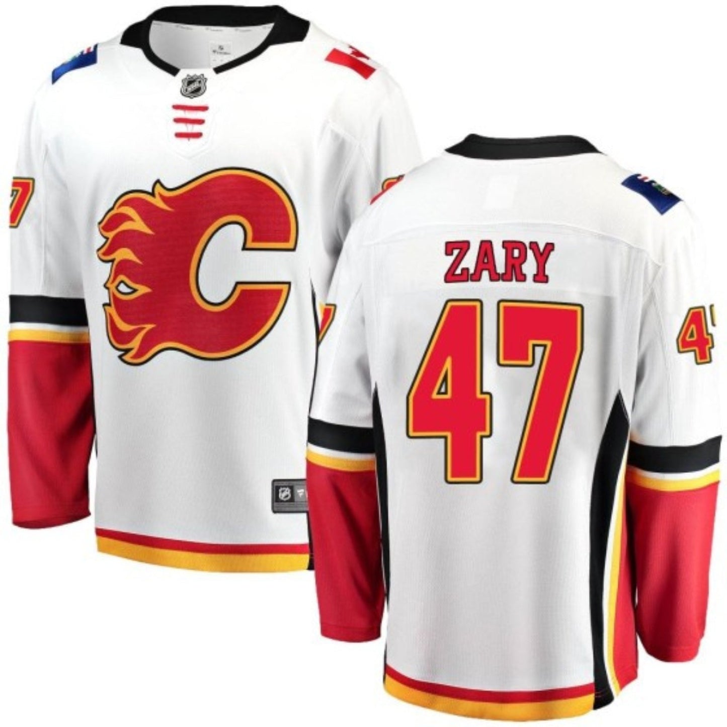 Hockey Connor Zary Calgary Flames 47 Jersey