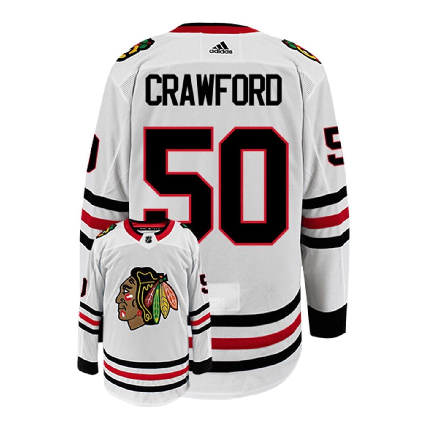 Hockey Corey Crawford Chicago Blackhawks 50 Jersey