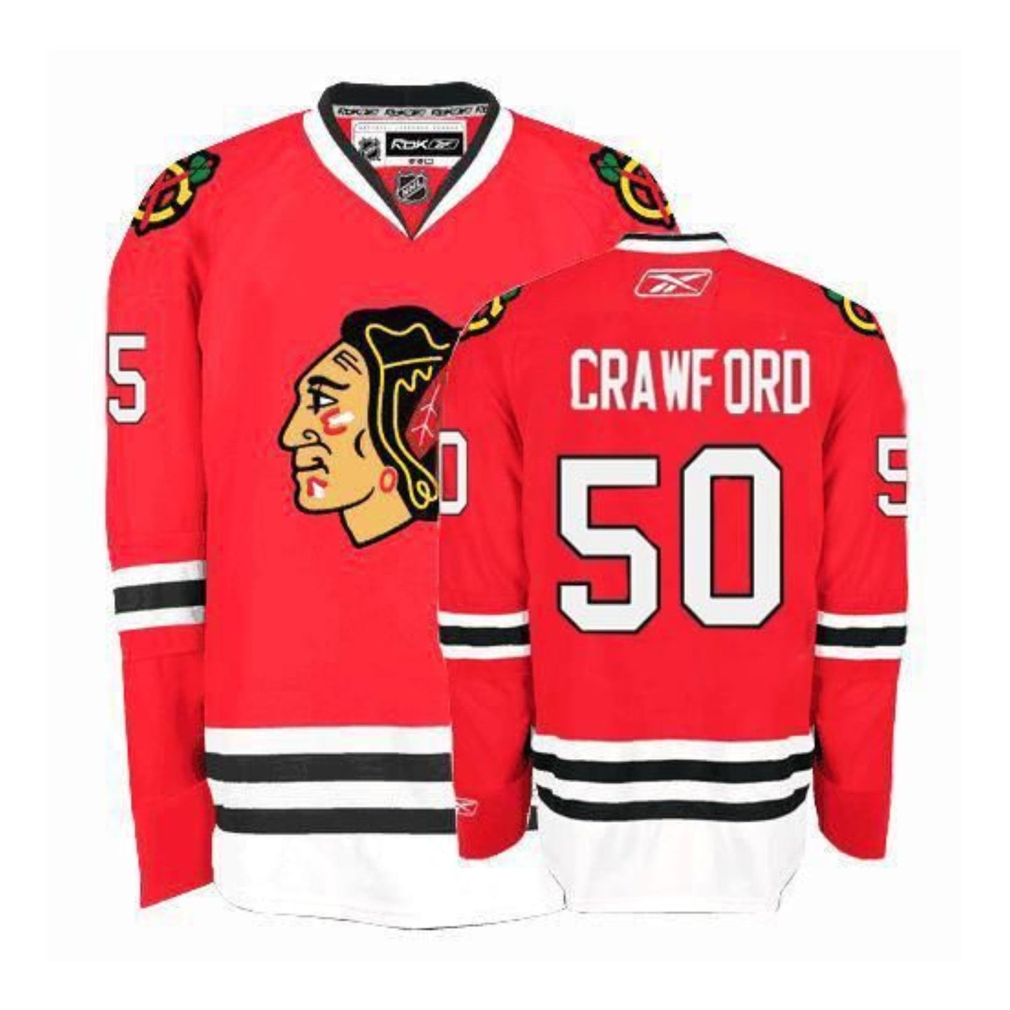 Hockey Corey Crawford Chicago Blackhawks 50 Jersey