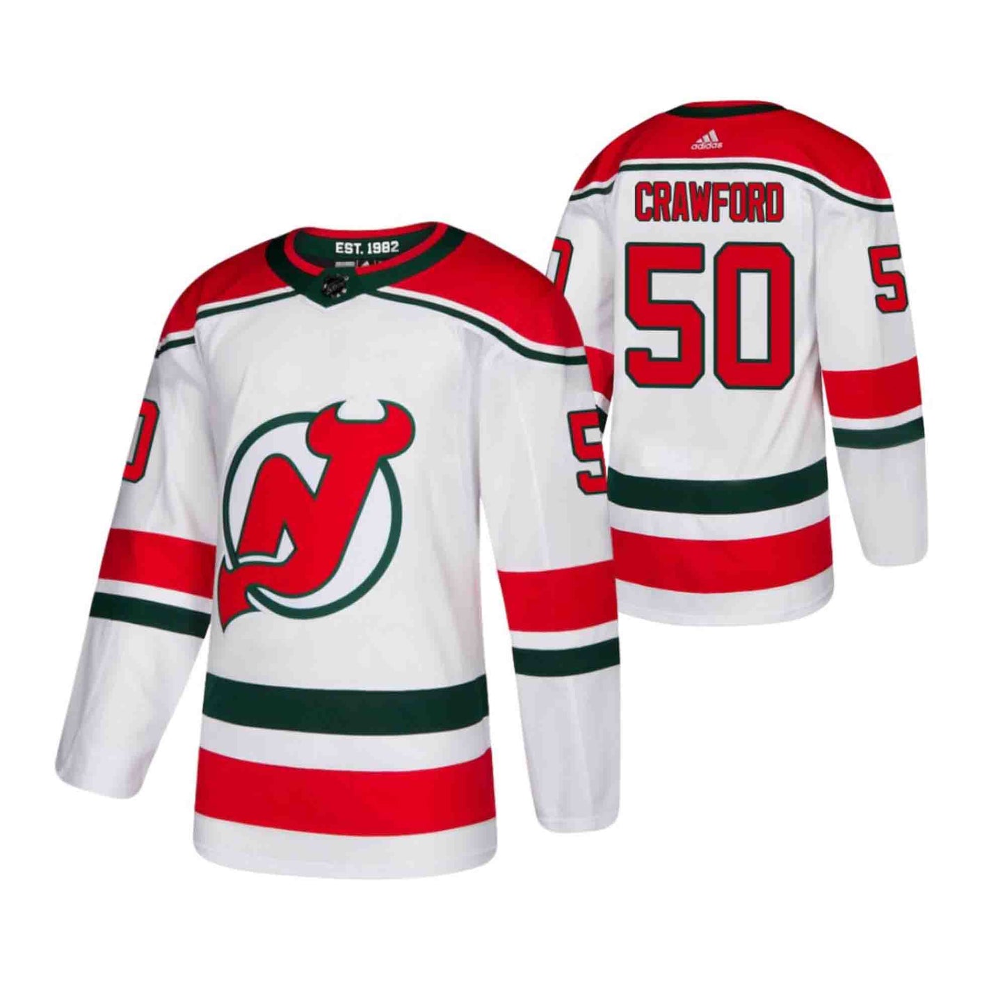 Hockey Corey Crawford New Jersey Devils 50 Jersey
