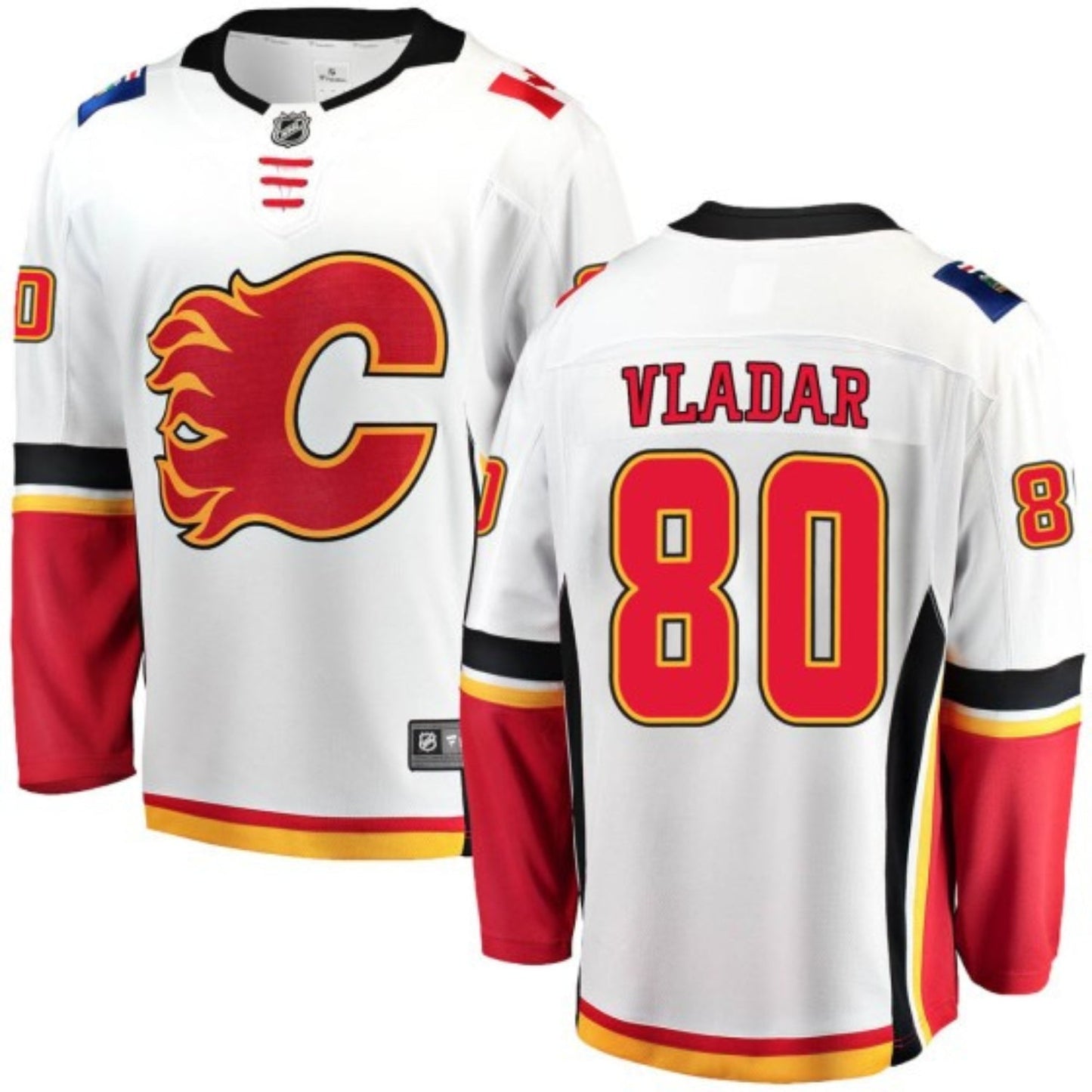 Hockey Dan Vladar Calgary Flames 80 Jersey