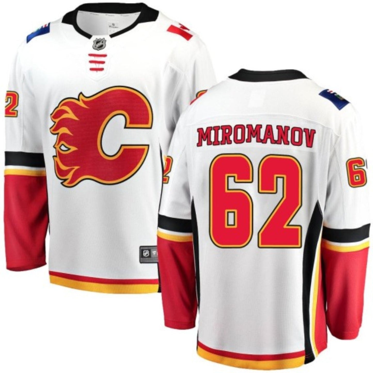 Hockey Daniil Miromanov Calgary Flames 62 Jersey