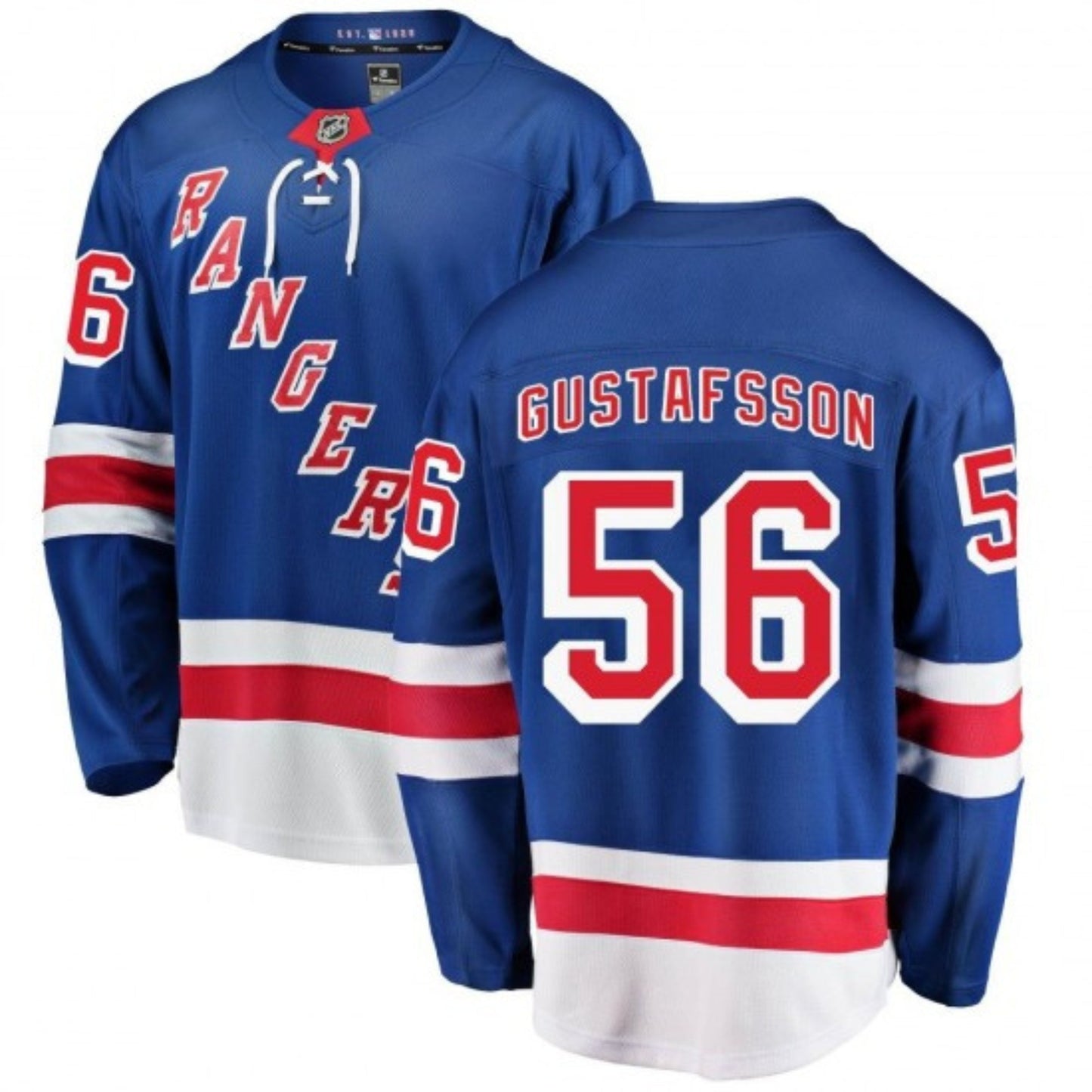 Hockey Erik Gustafsson New York Rangers 56 Jersey