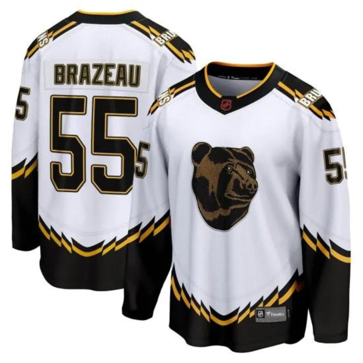 Hockey Justin Brazeau Boston Bruins 55 Jersey