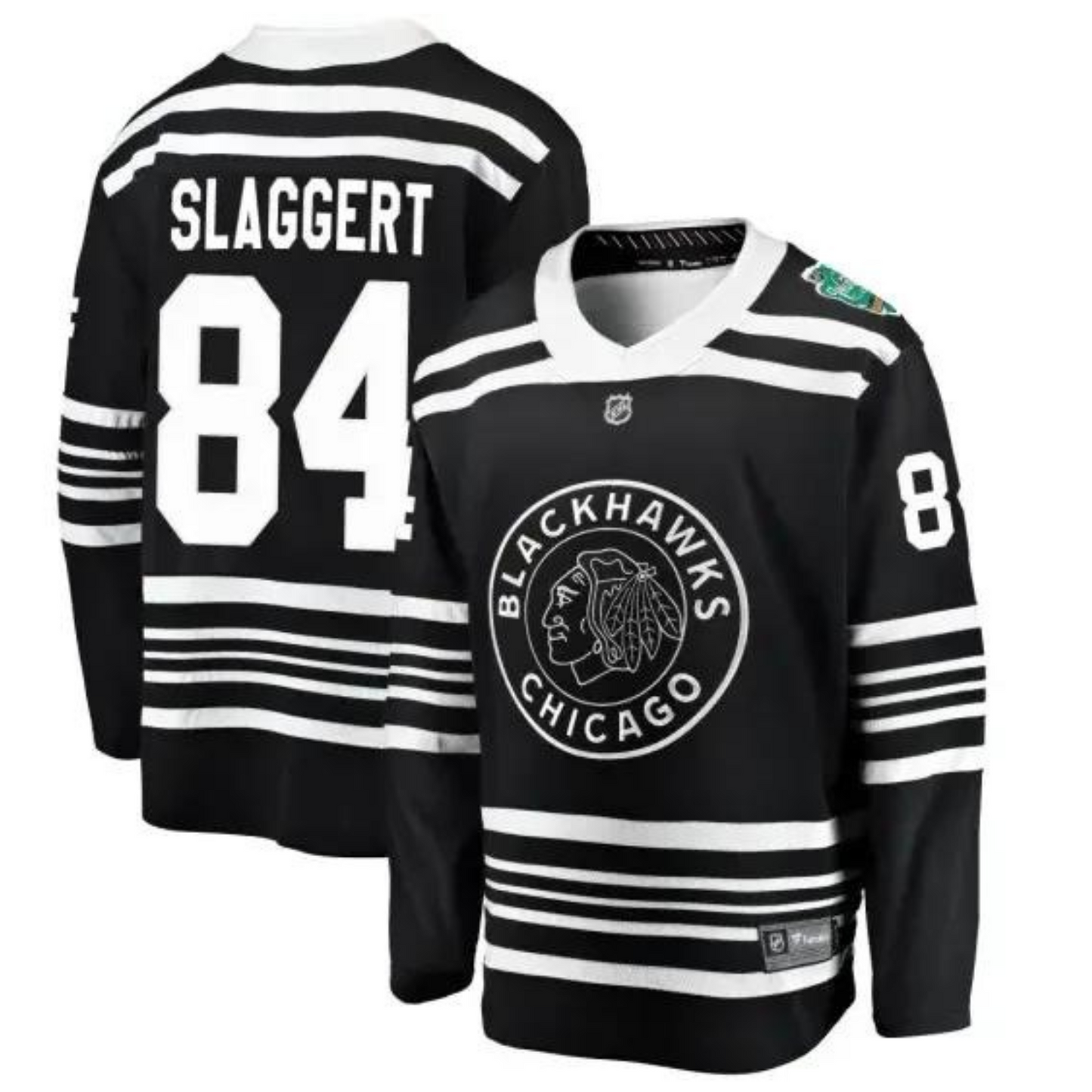 Hockey Landon Slaggert Chicago Blackhawks 84 Jersey