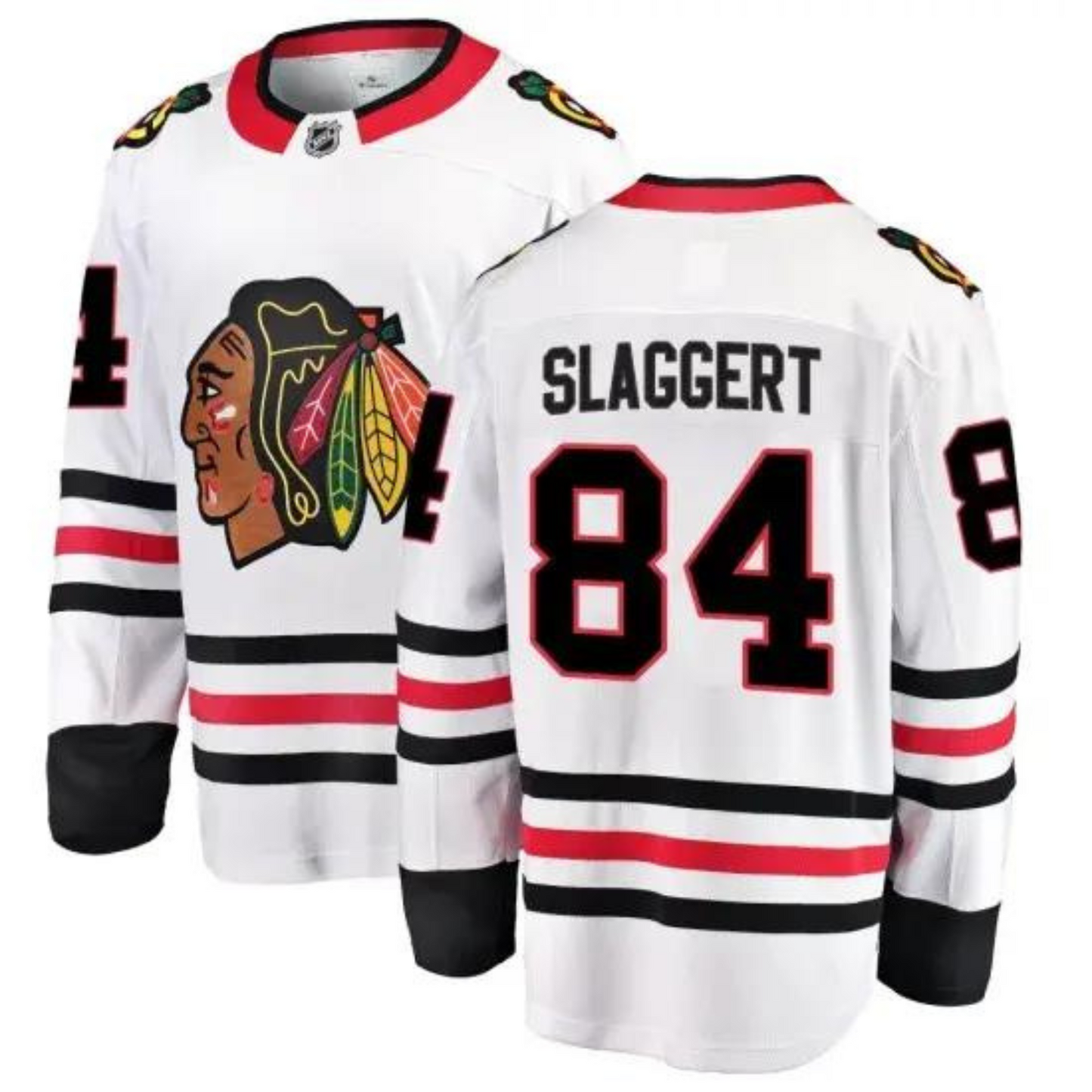 Hockey Landon Slaggert Chicago Blackhawks 84 Jersey