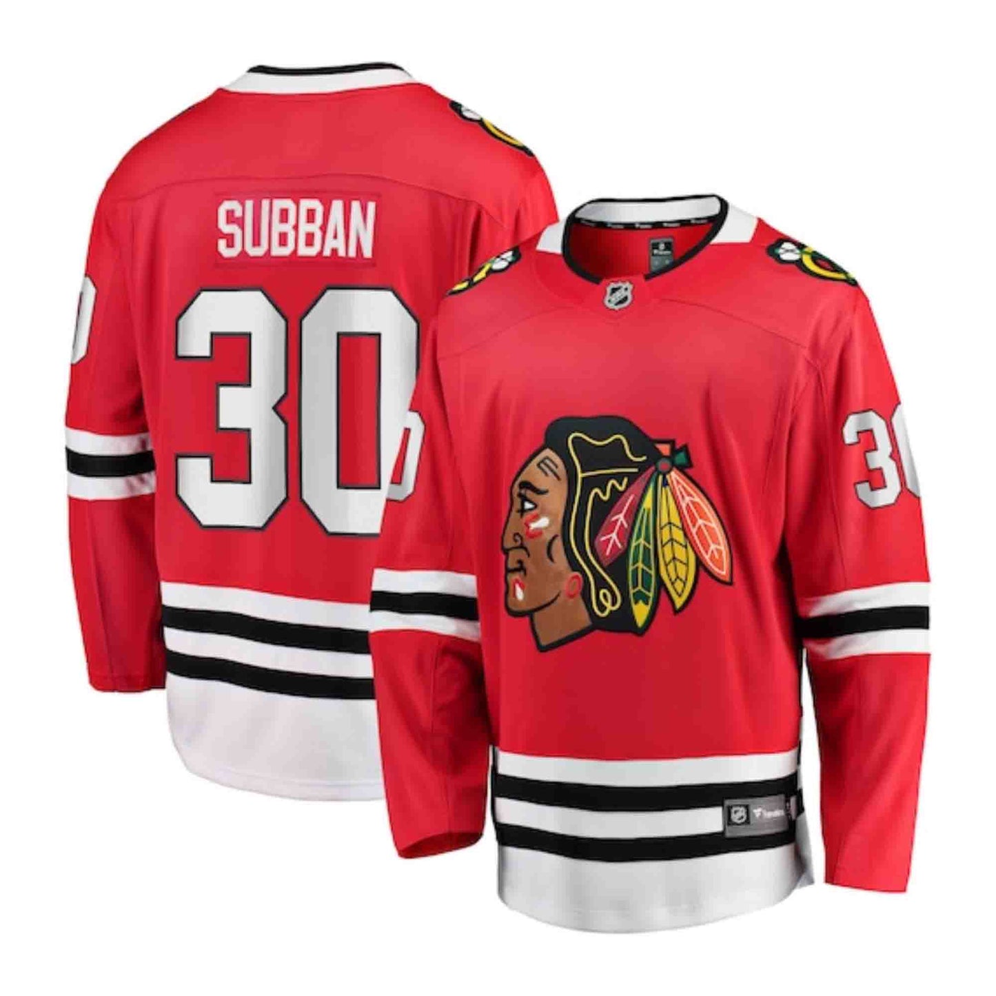 Hockey Malcolm Subban Chicago Blackhawks 30 Jersey