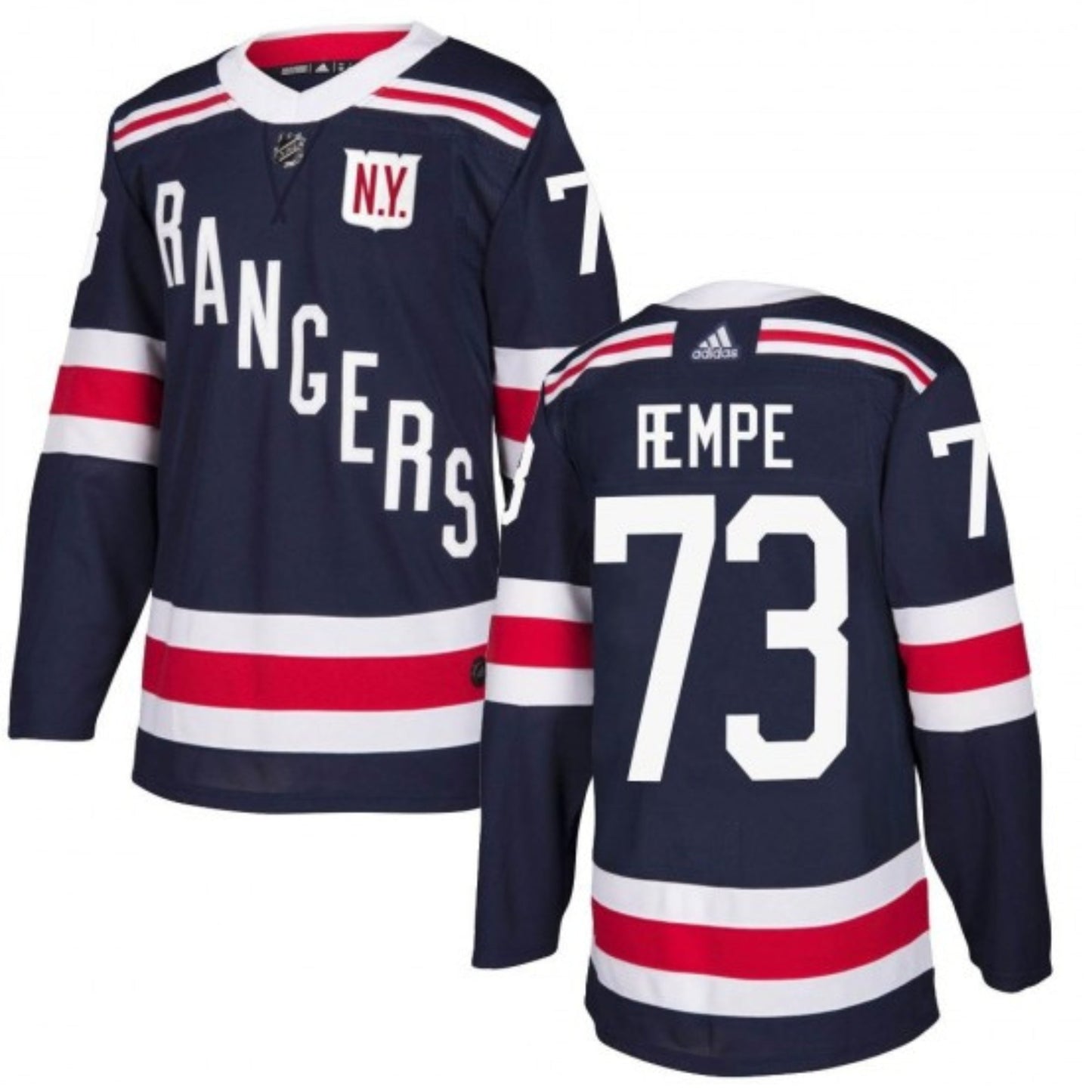 Hockey Matt Rempe New York Rangers 73 Jersey