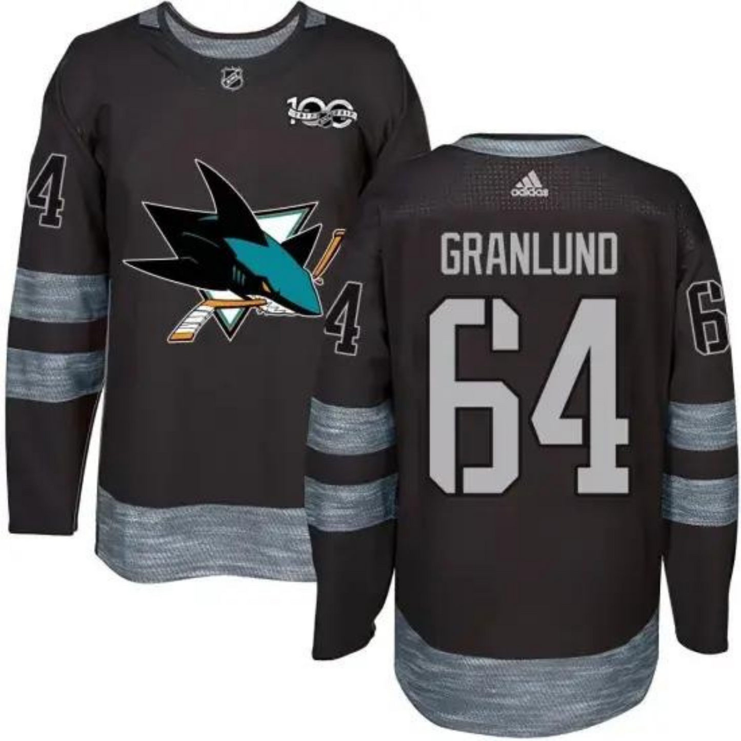 Hockey Mikael Granlund San Jose Sharks 64 Jersey