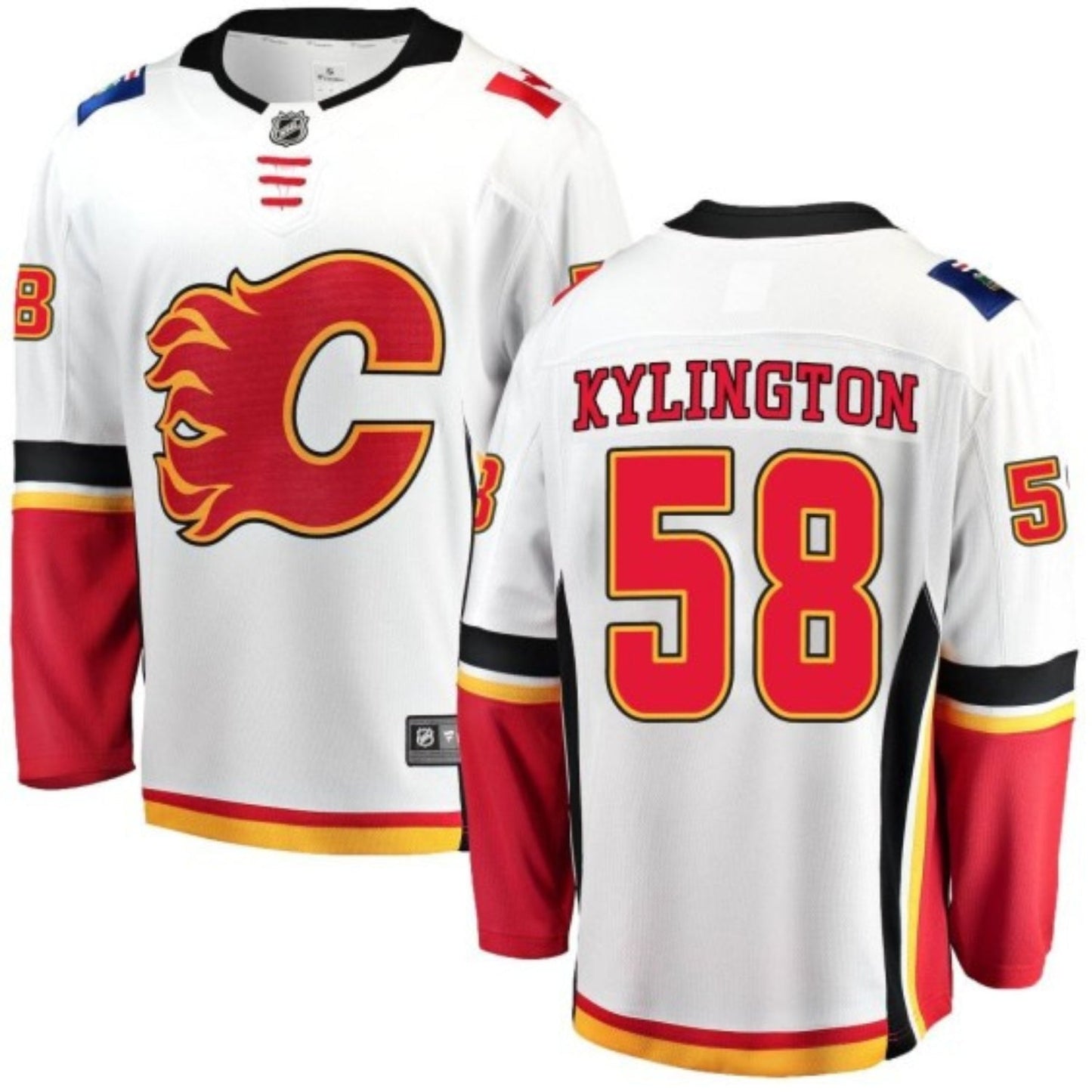 Hockey Oliver Kylington Calgary Flames 58 Jersey