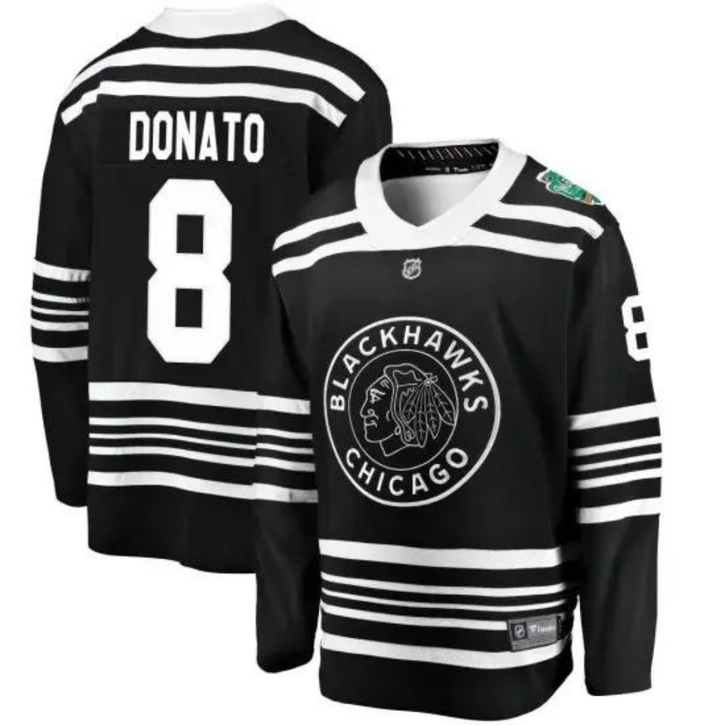 Hockey Ryan Donato Chicago Blackhawks 8 Jersey