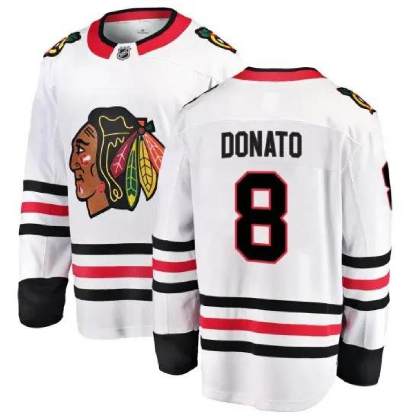 Hockey Ryan Donato Chicago Blackhawks 8 Jersey