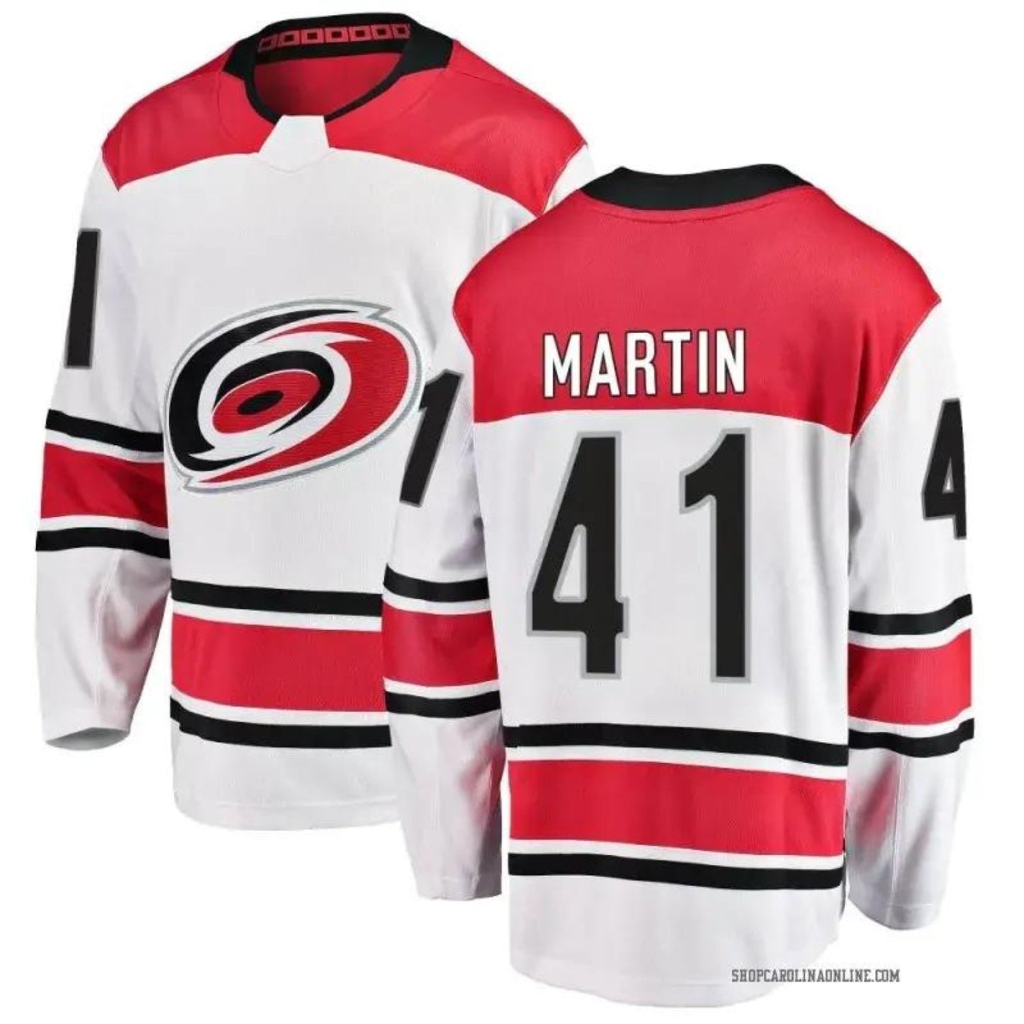Hockey Spencer Martin Carolina Hurricanes 41 Jersey