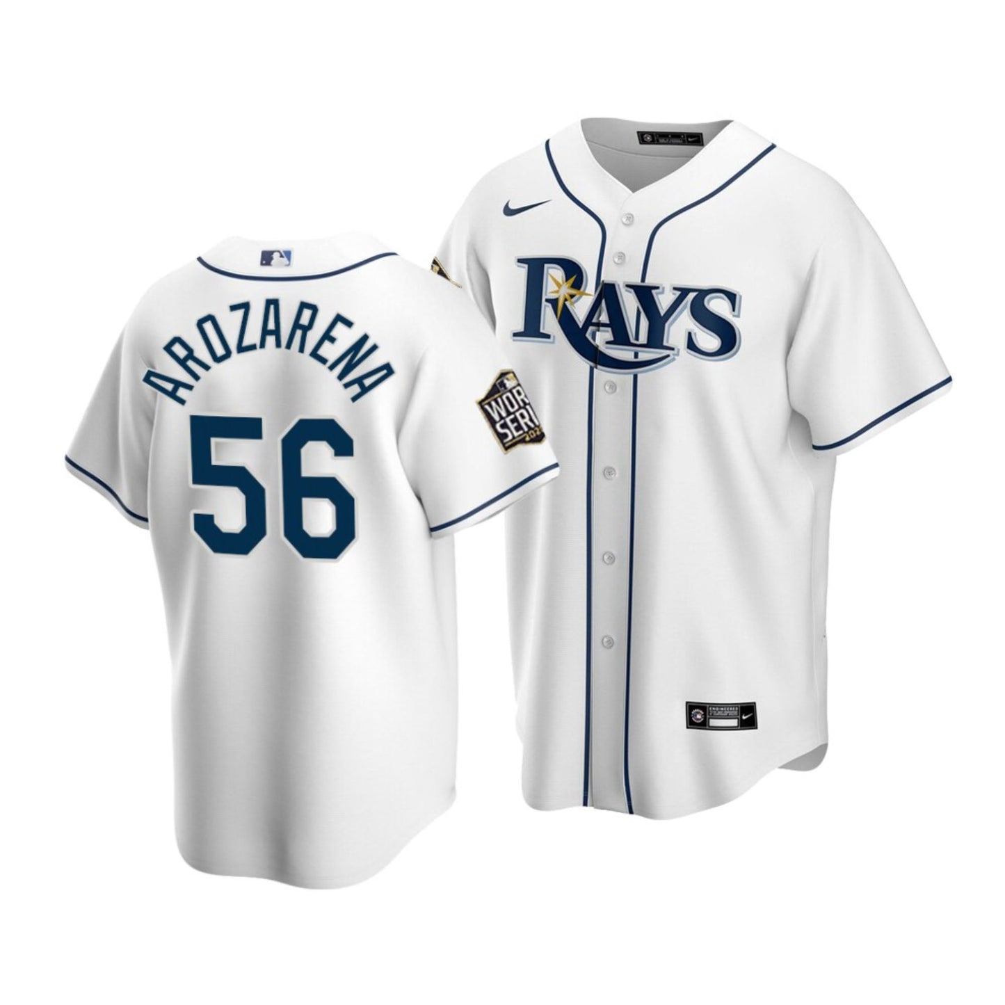 Baseball Randy Arozarena Tampa Bay Rays 56 Jersey