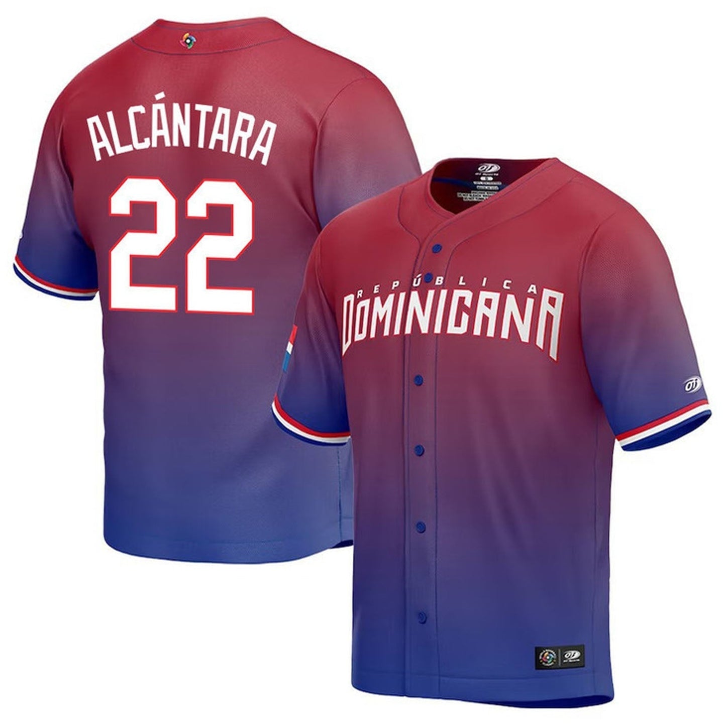 WBC Sandy Alcántara Dominican Republic 22 Jersey