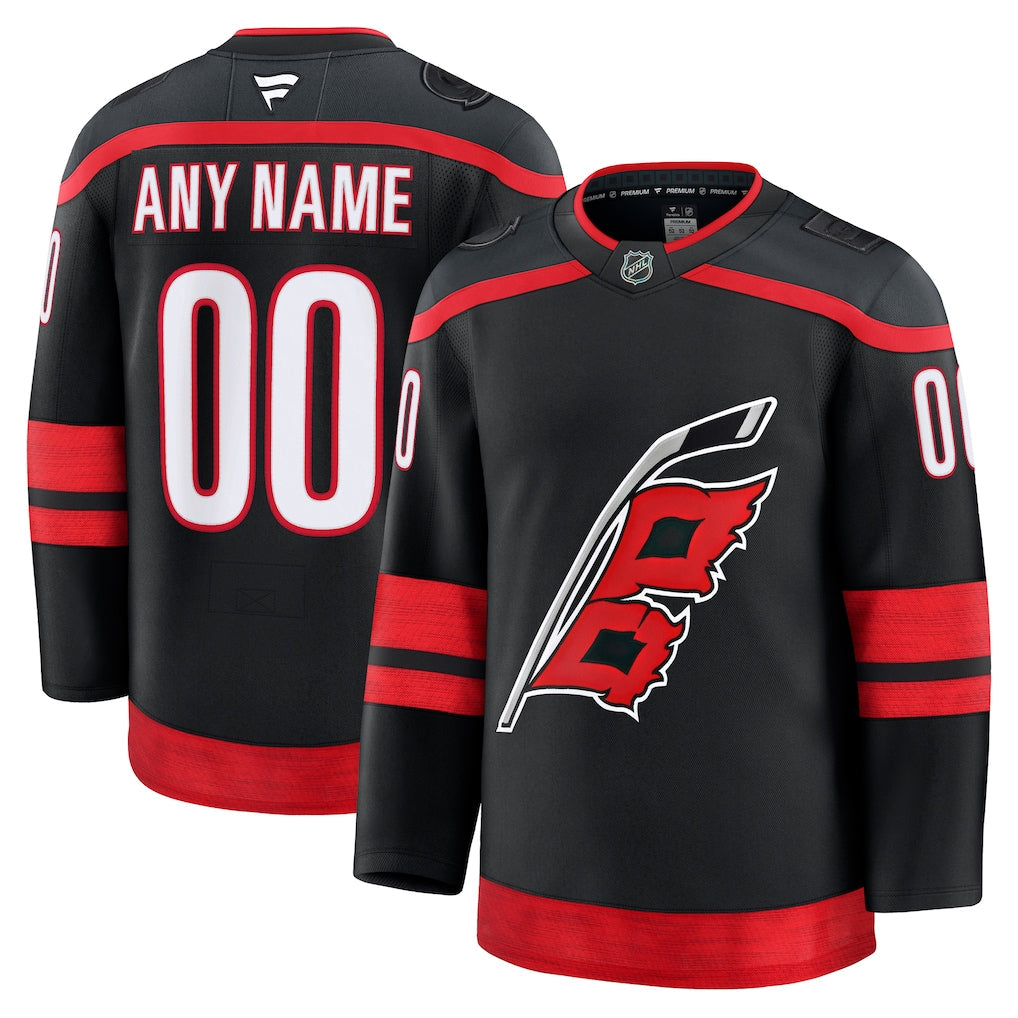 Carolina Hurricanes Home Premium Custom Jersey - Black