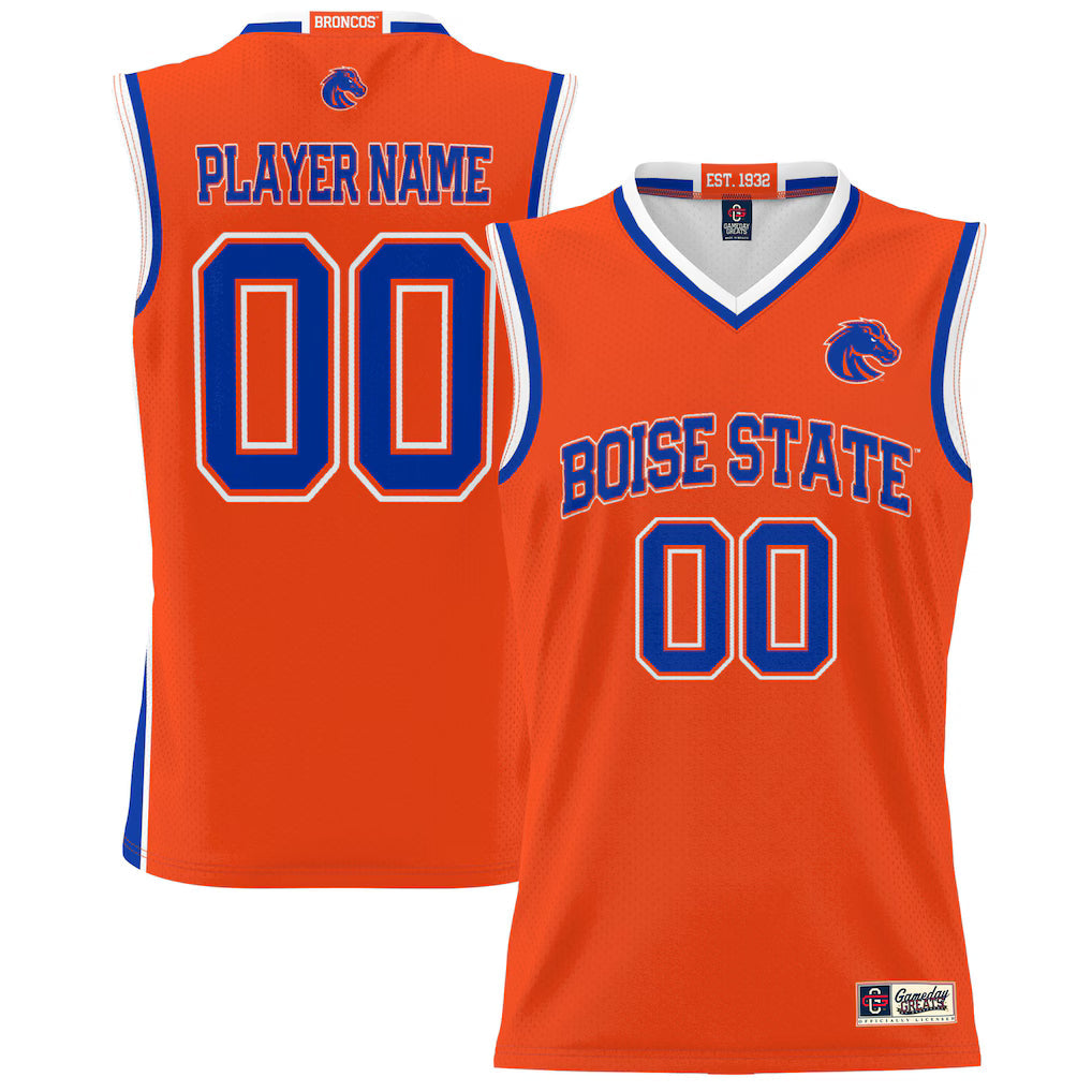 Boise State Broncos GameDay Greats NIL Pick-A-Player Men's Basketball Jersey - Orange -