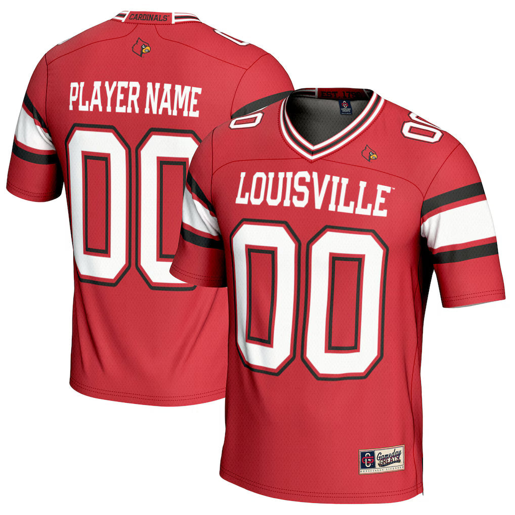 Louisville Cardinals GameDay Greats NIL Pick-A-Player Football Jersey - Red -