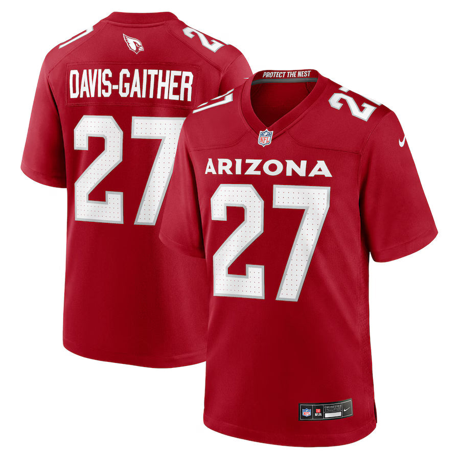 Akeem Davis Gaither Arizona Cardinals Team Game Jersey - Cardinal -