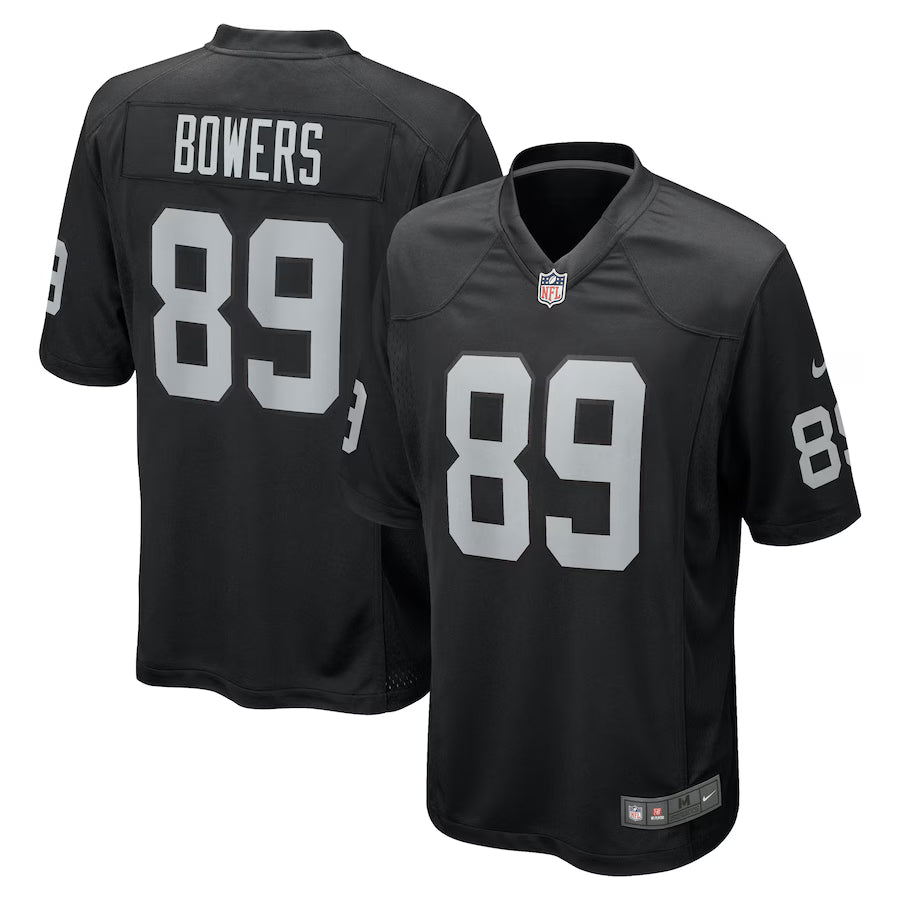 Brock Bowers Las Vegas Raiders Player Game Jersey - Black -