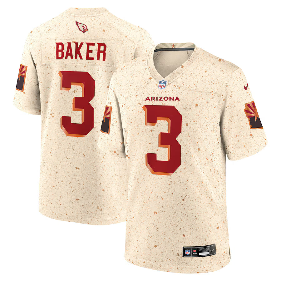 Budda Baker Arizona Cardinals 2025 Rivalries Collection Game Jersey - Natural-