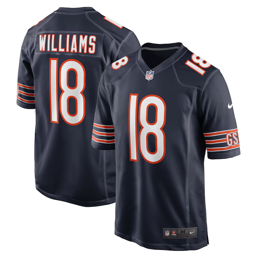 Caleb Williams Chicago Bears Player Game Jersey - Navy -