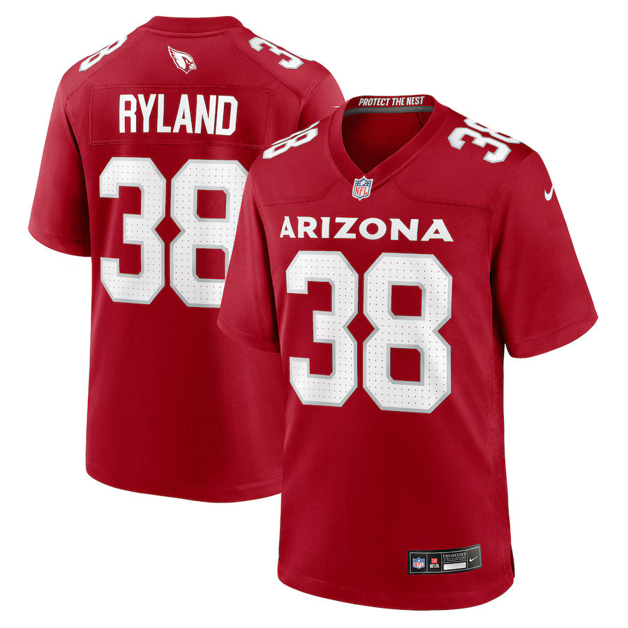 Chad Ryland Arizona Cardinals Team Game Jersey - Cardinal -