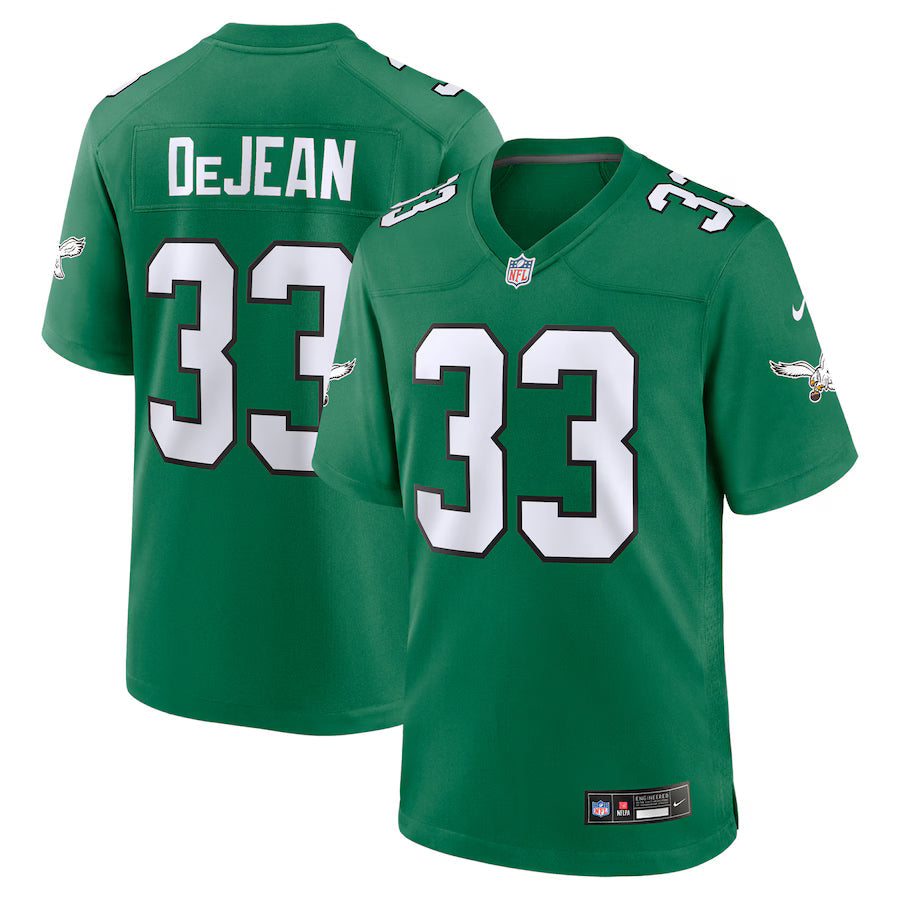 Cooper DeJean Philadelphia Eagles Alternate Game Jersey - Kelly Green -