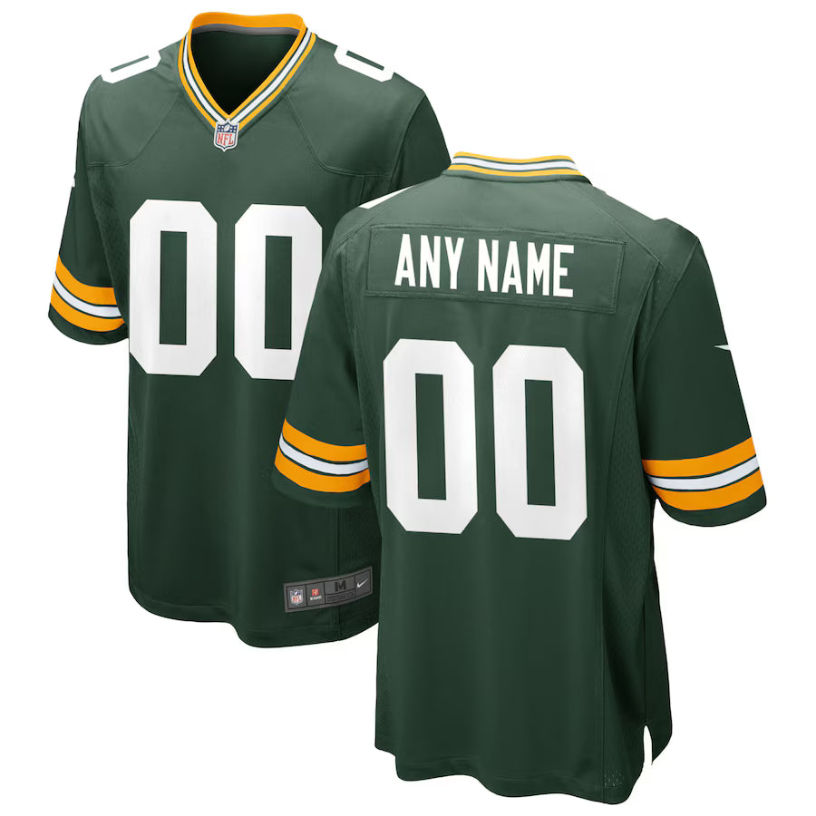 Green Bay Packers Custom Game Jersey - Green -