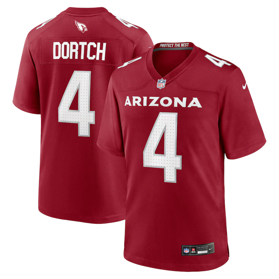 Greg Dortch Arizona Cardinals Team Game Jersey - Cardinal -