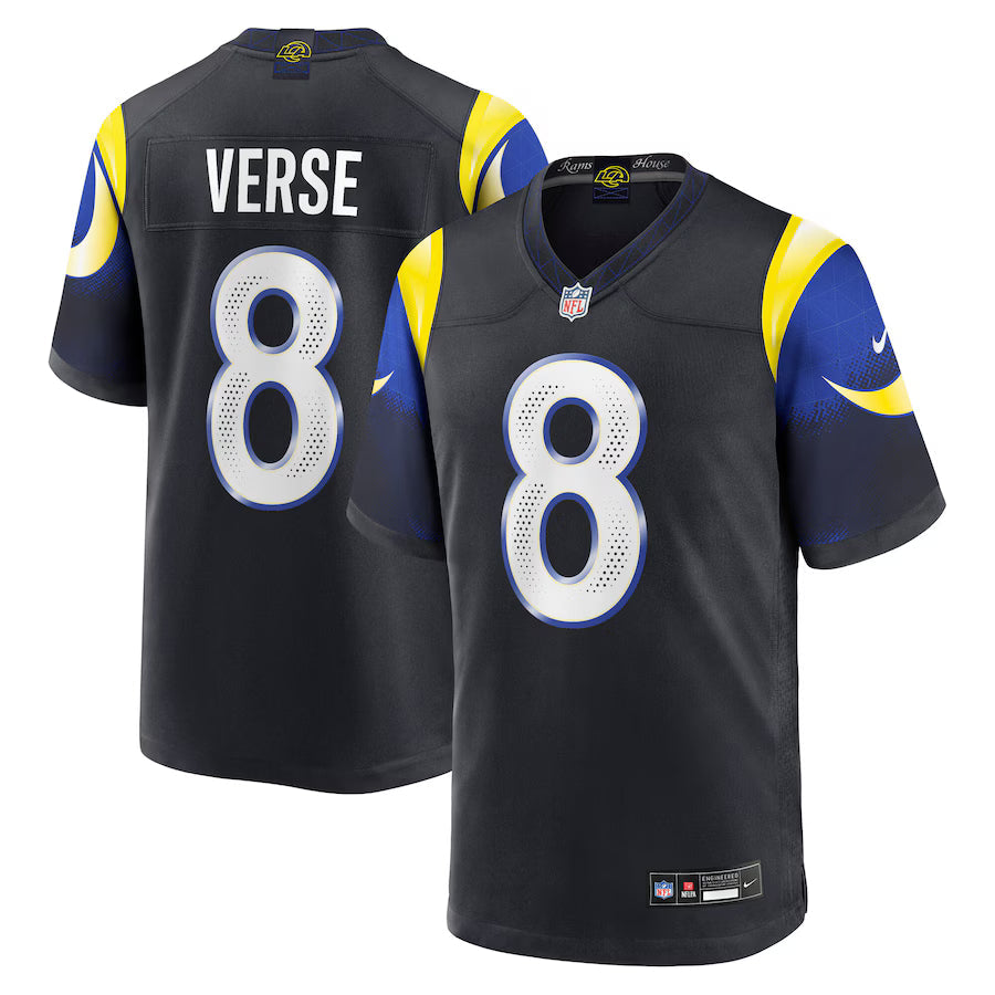 Jared Verse Los Angeles Rams 2025 Rivalries Collection Game Jersey - Midnight Blue -