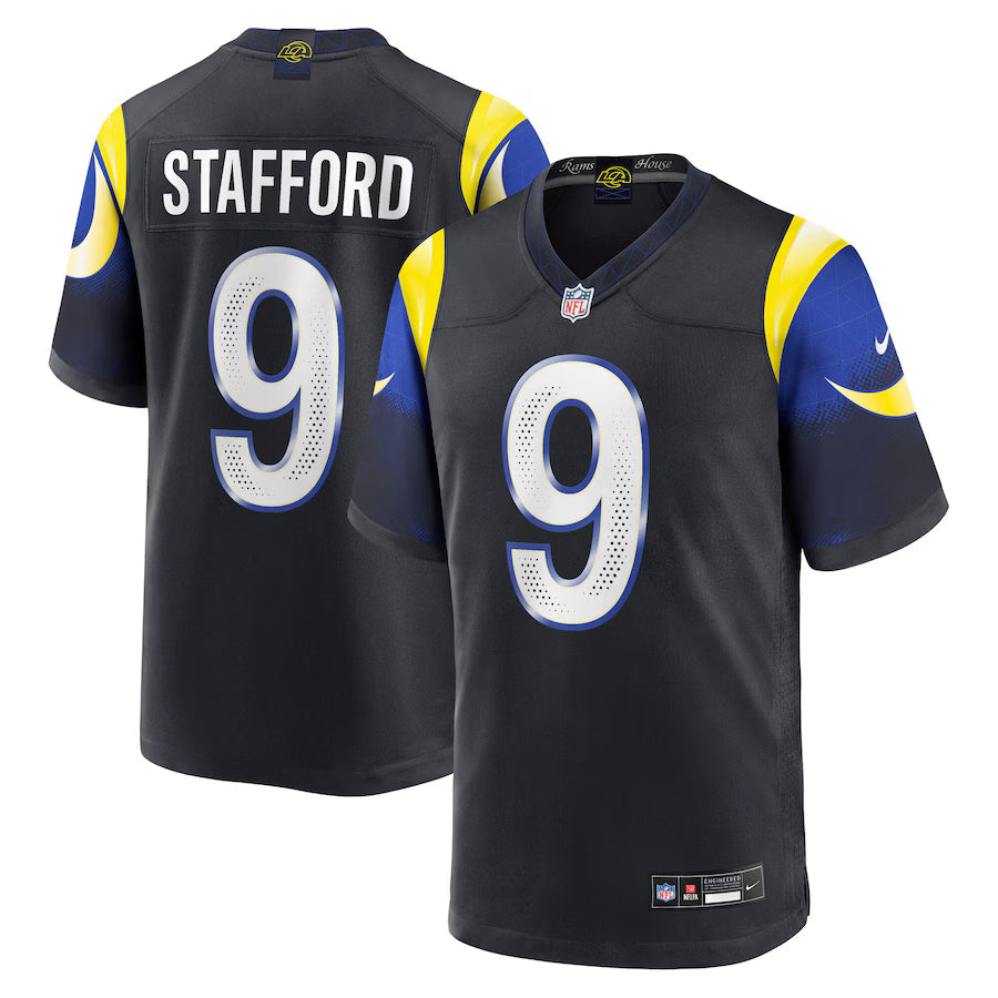 Matthew Stafford Los Angeles Rams 2025 Rivalries Collection Game Jersey - Midnight Blue -